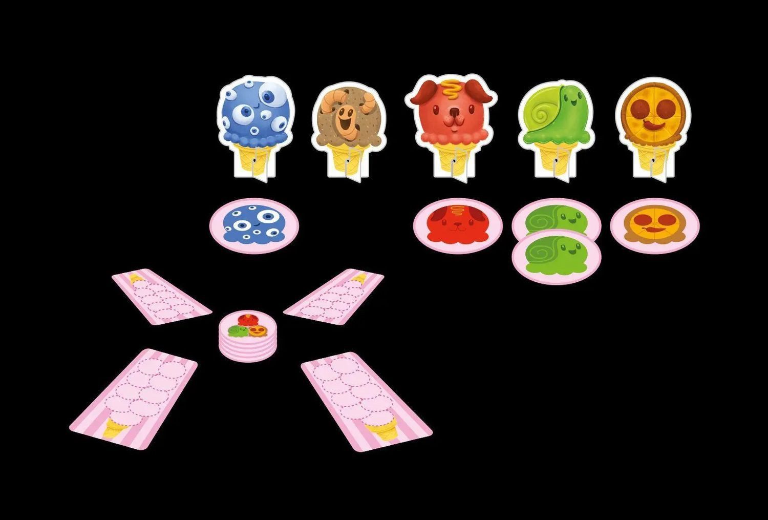 Asmodee Spiel Schrecklich-schöne Eiscreme