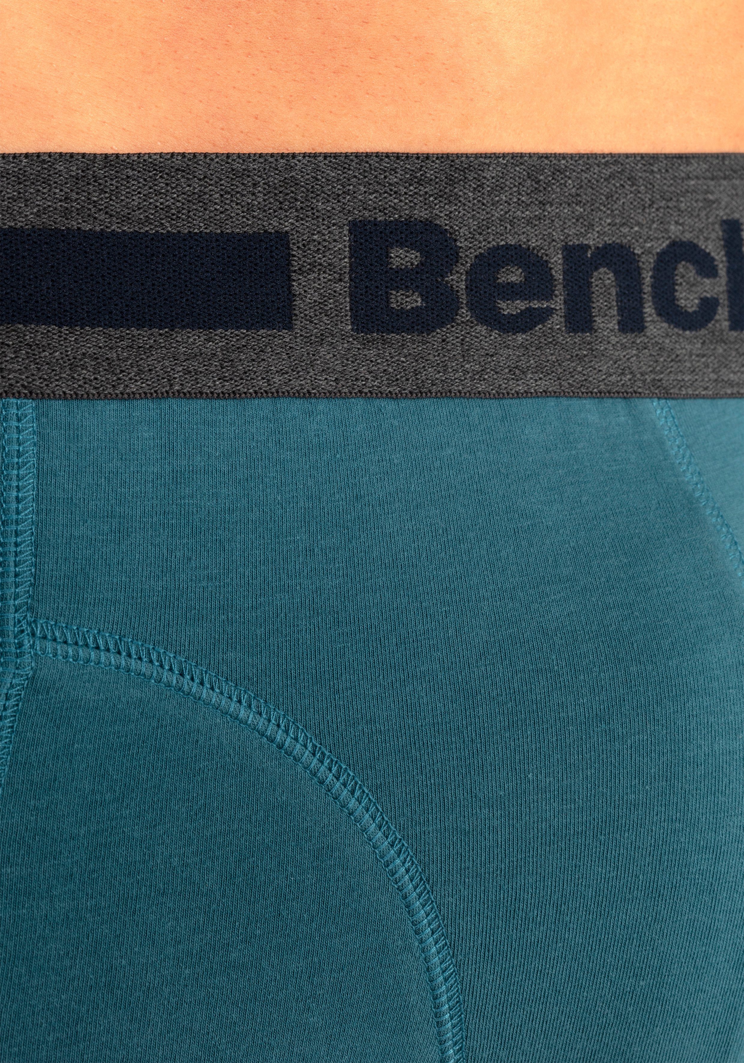 Bench. Boxer Boxershorts für Herren (Packung, 4-St) Unterhosen mit Overlock-Nähten vorn – Bild 5 von 5