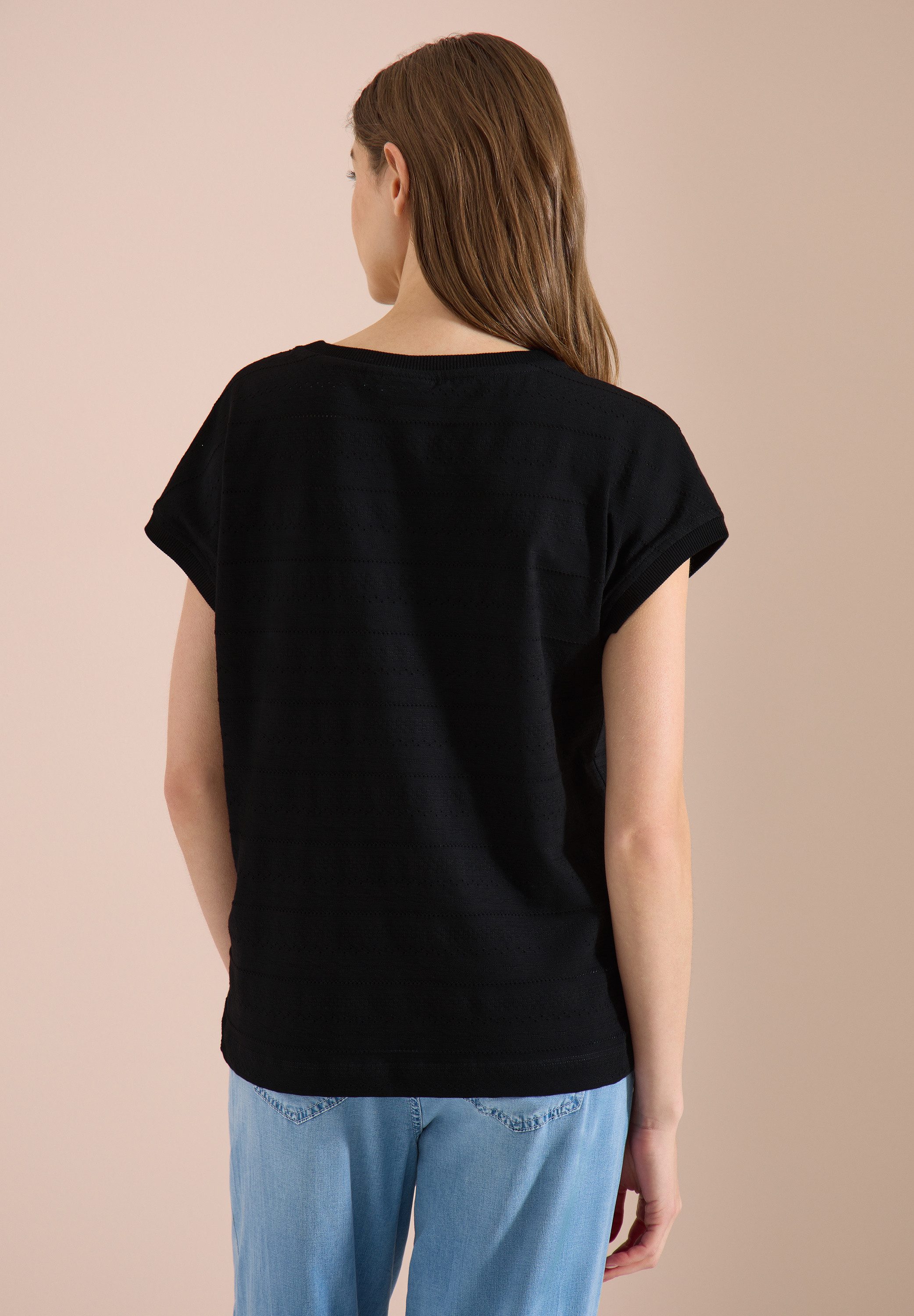 CECIL T-Shirt aus Baumwolle mit Stretchante – Bild 2 von 5