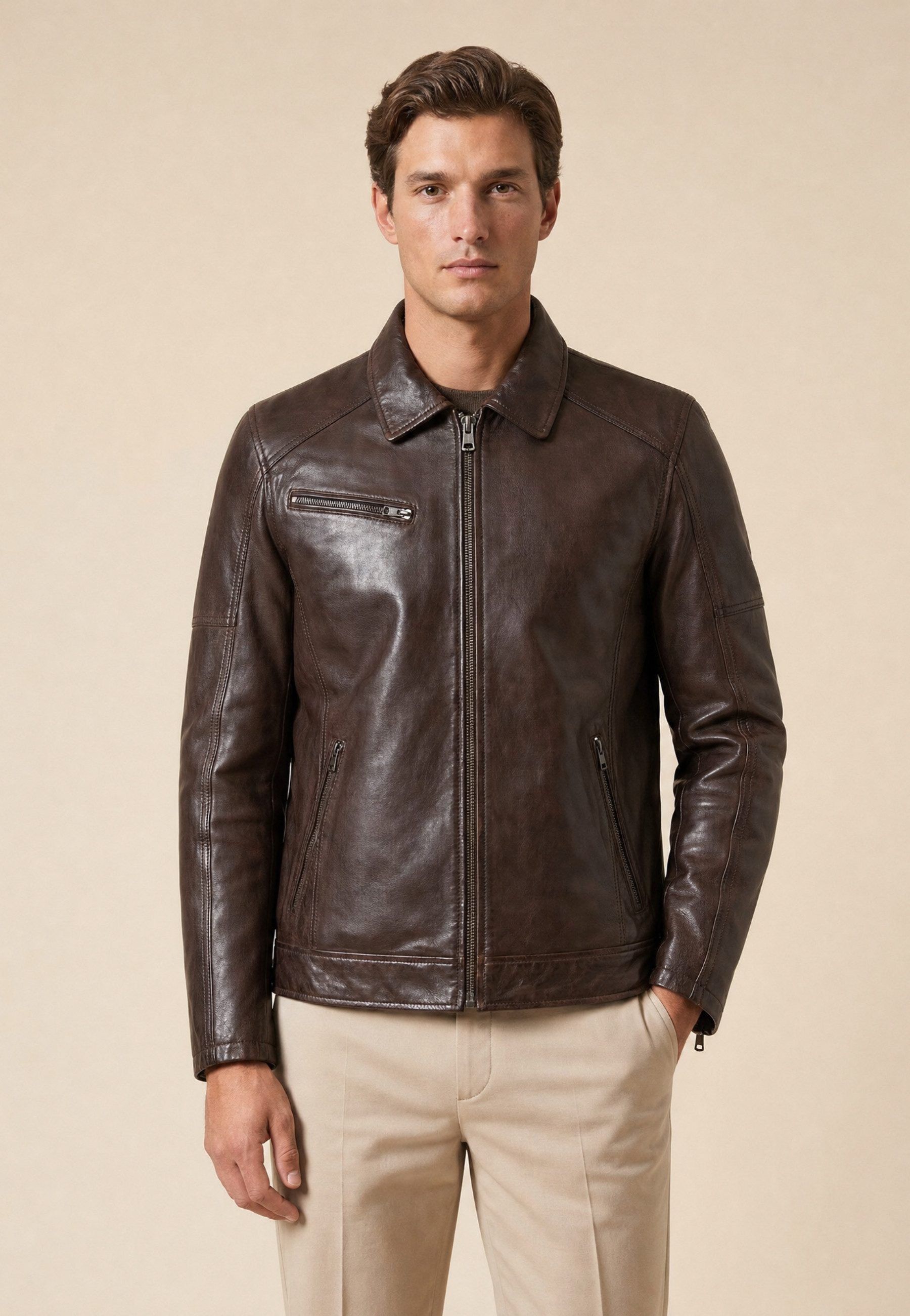 Lederjacke Claude