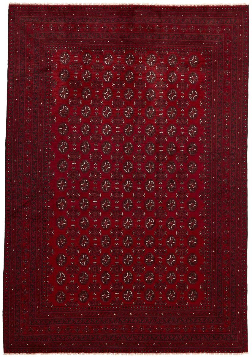 Orientteppich Afghan Akhche 204x293 Handgeknüpfter Orientteppich, Nain Trading, rechteckig, Höhe: 6 mm | Kurzflor-Teppiche