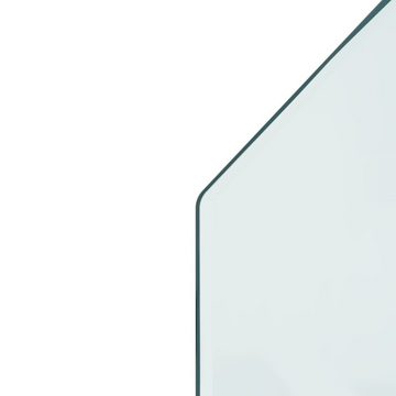 vidaXL Tischplatte Kaminofen Glasplatte Sechseck 120x50 cm (1 St)