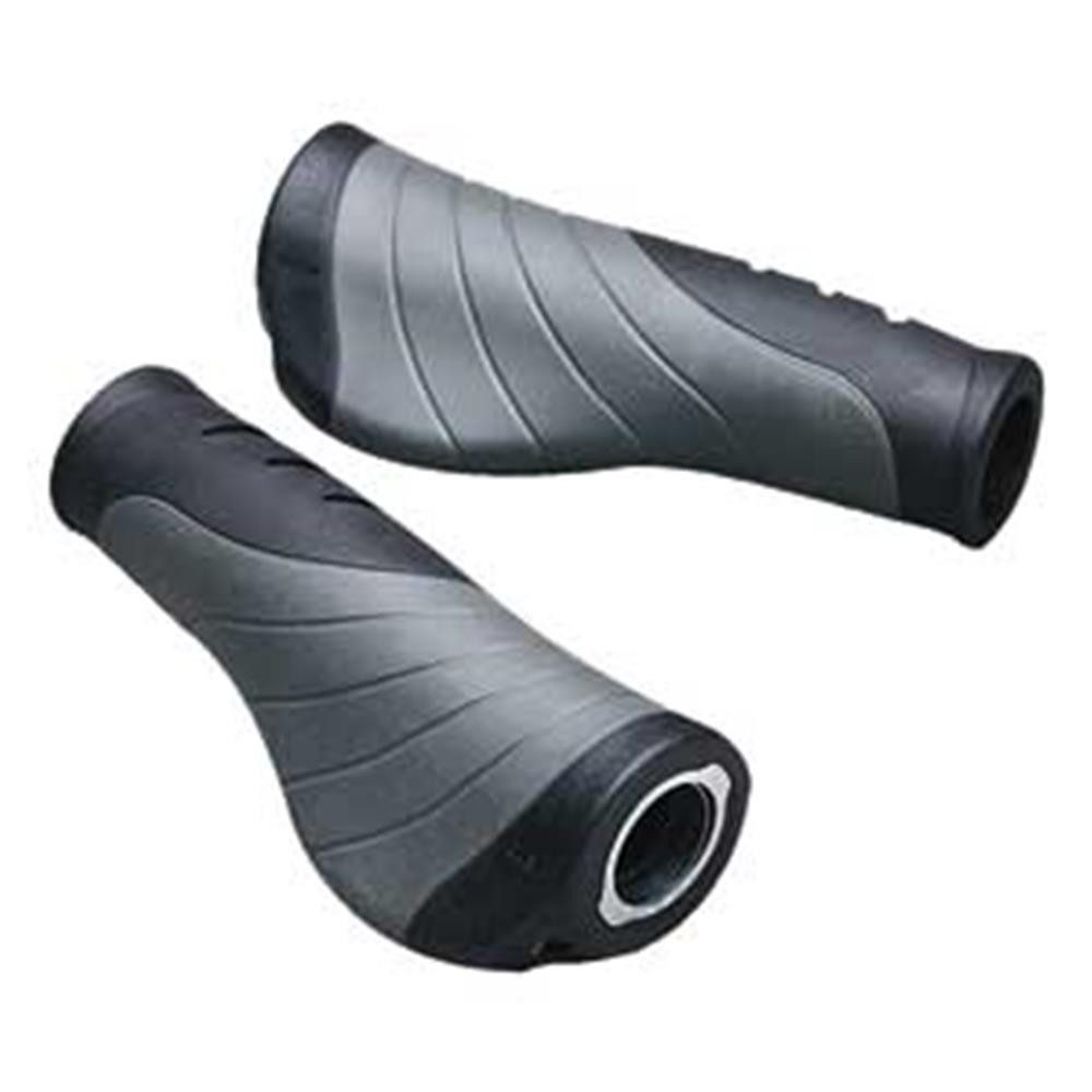 Mounty Fahrradlenkergriff MOUNTY WING GRIPS LOCK SCHWARZ GRAU