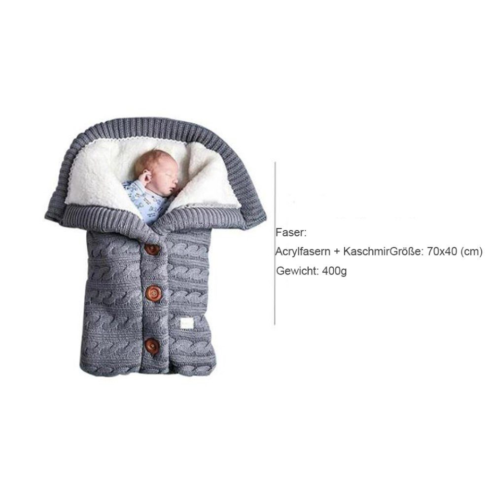 GelldG Kinderschlafsack Wickeldecke für Neugeborene, weicher Schlafsack für  Säuglinge