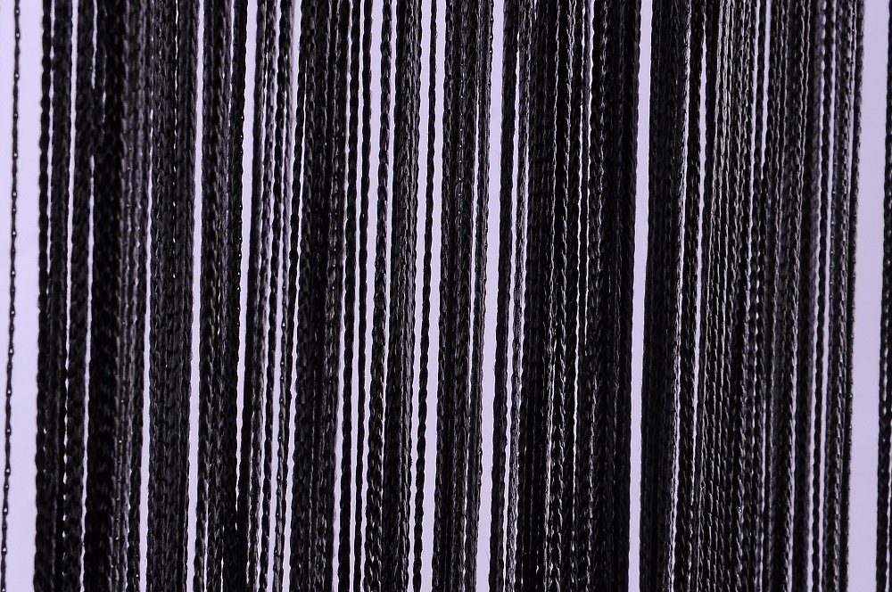 Arsvita Fadenvorhang Fadenvorhang mit Tunneldurchzug, Breite 90/140cm Höhe 250cm – Bild 2 von 2