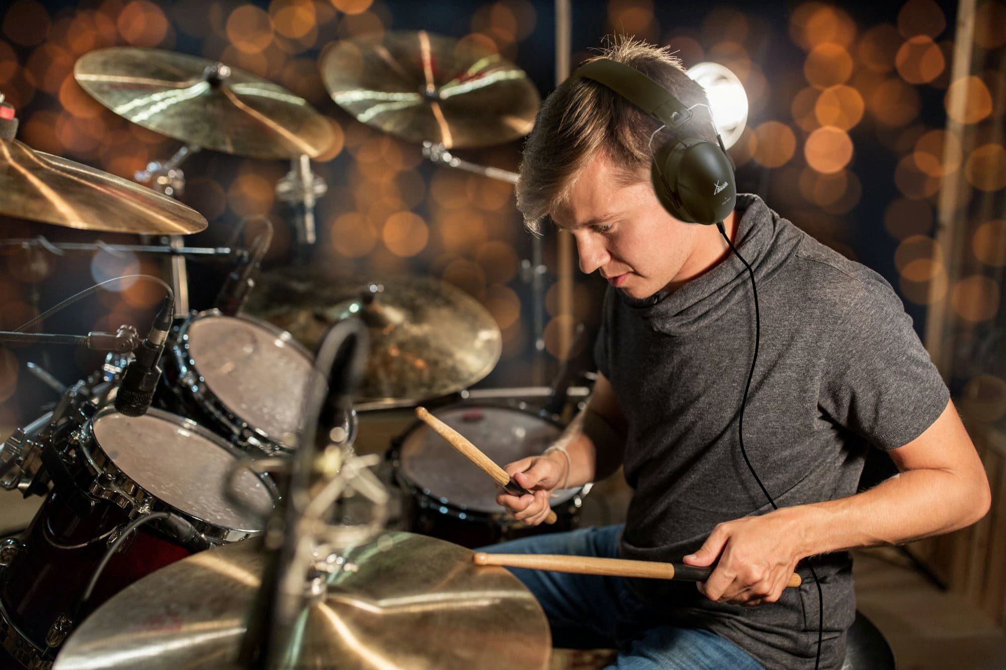XDrum HD-995 Kopfhörer mit Schalldämpfung HiFi-Kopfhörer (gesamtlärmpegelreduzierung um ca. 22 dB)