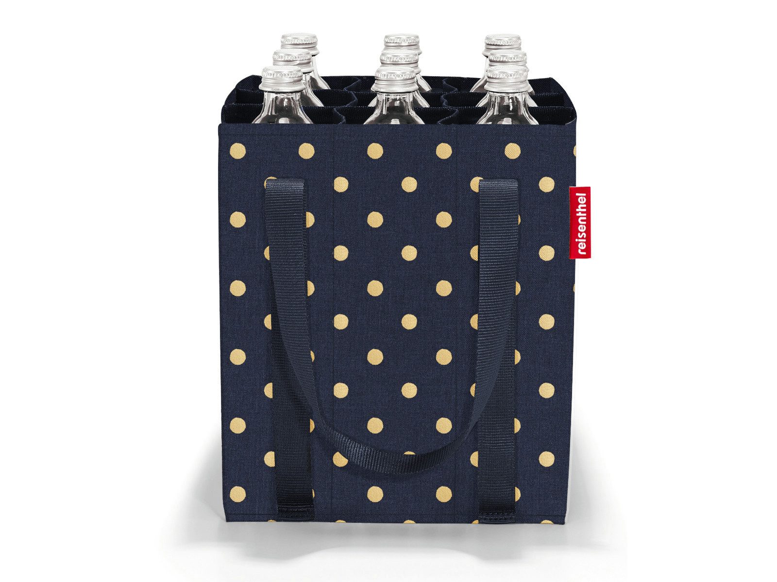 REISENTHEL® Tragetasche bottlebag metallic dots blue, günstig online kaufen