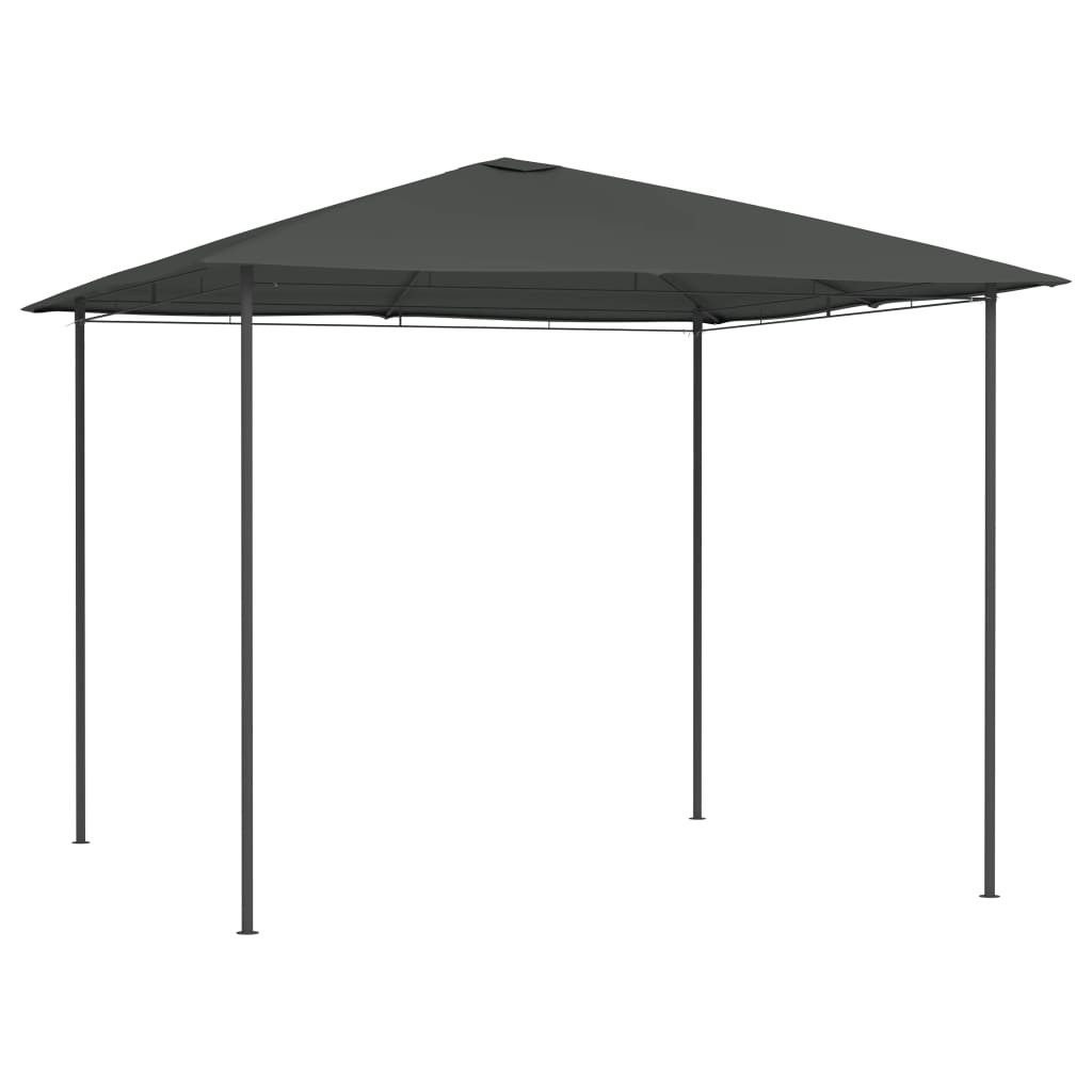 vidaXL Partyzelt Pavillon 3x3x2,6 m Anthrazit 160 g/m²