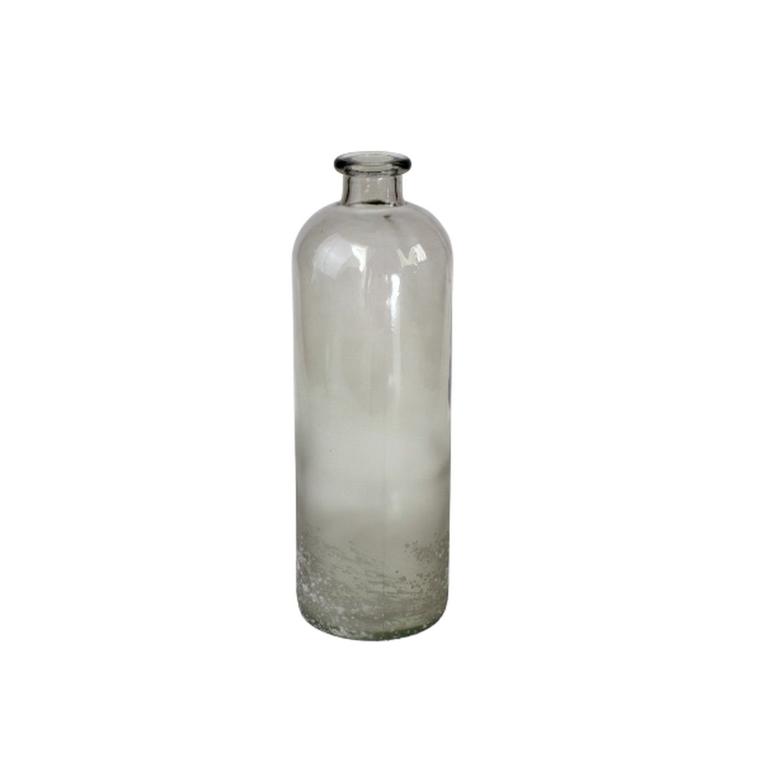 grau-gefrostet Voß - Glas Bodenvase Werner - cm - Dekovase 11x33 Bottle