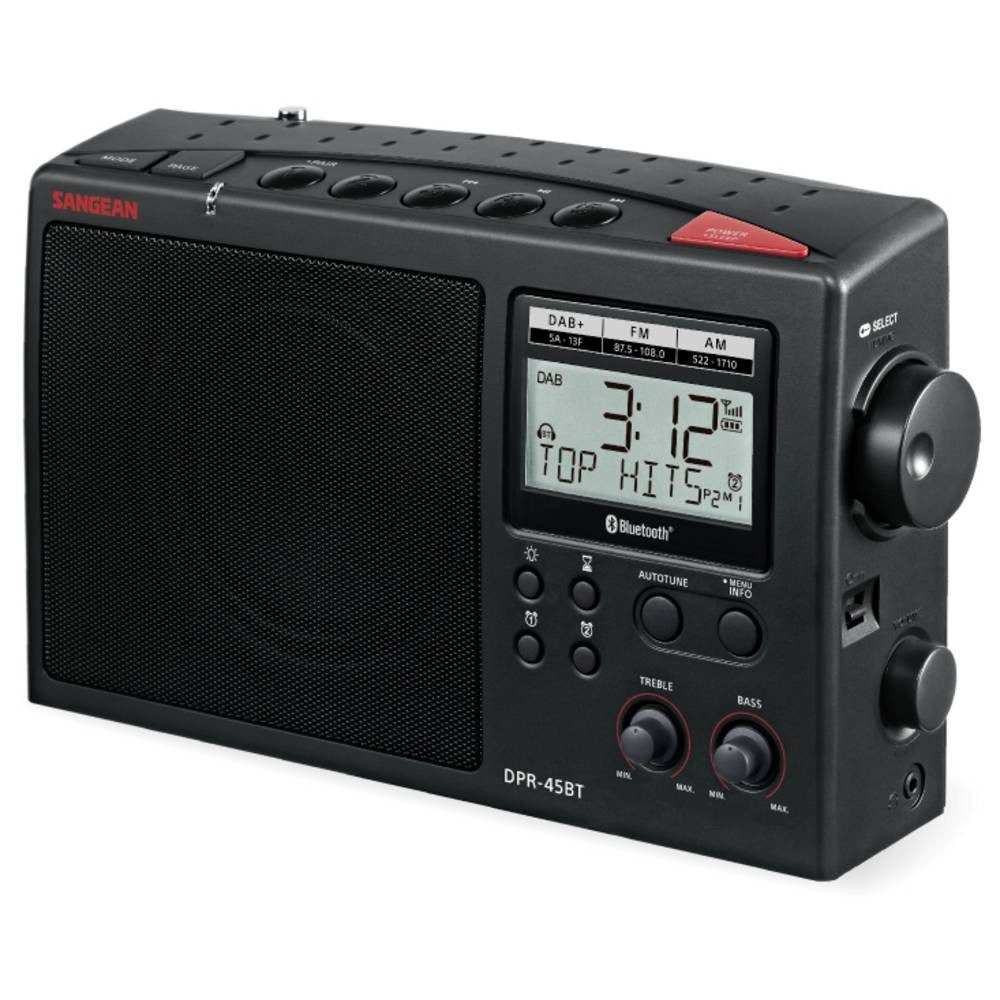 Sangean Tischradio DAB+, AM, FM DAB+, Bluetooth® Schwarz A500563 Radio