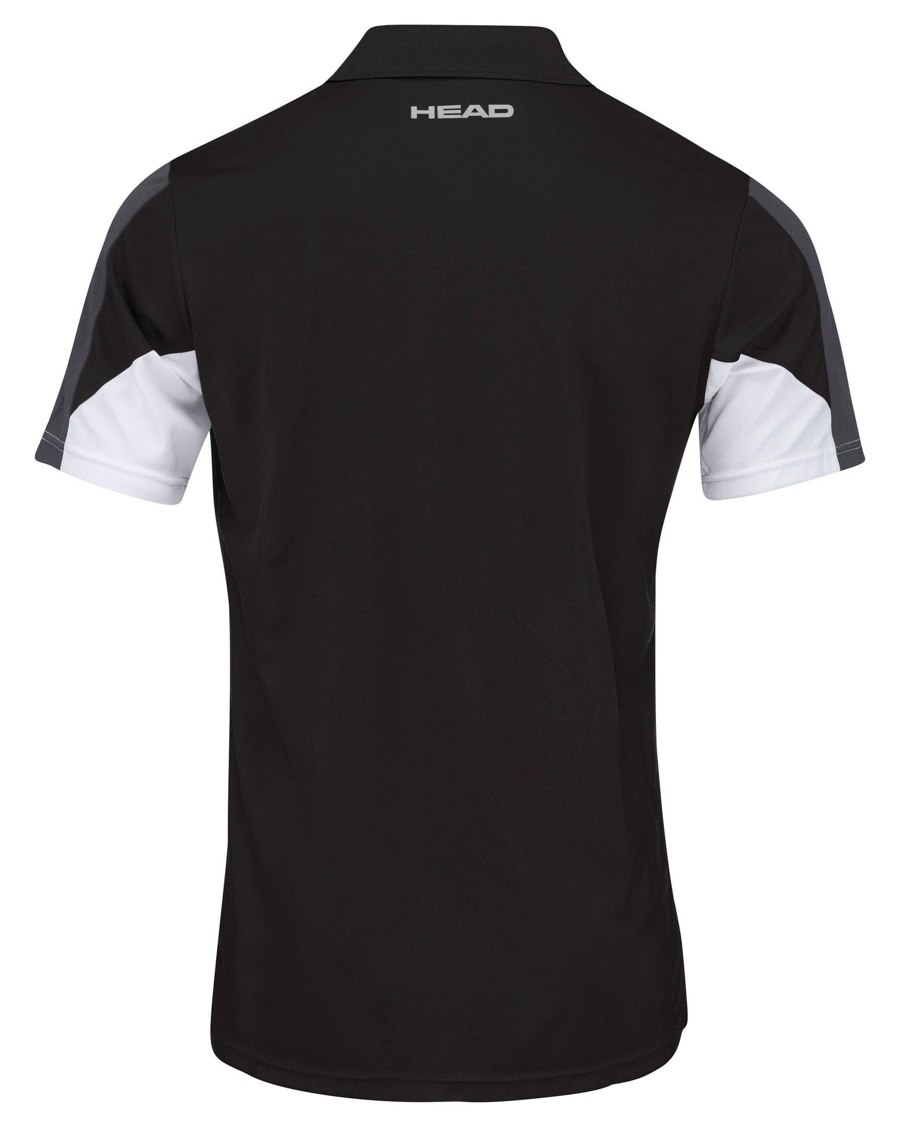 CLUB schwarz (1-tlg) Tennisshirt Herren Poloshirt 22 Head (200)