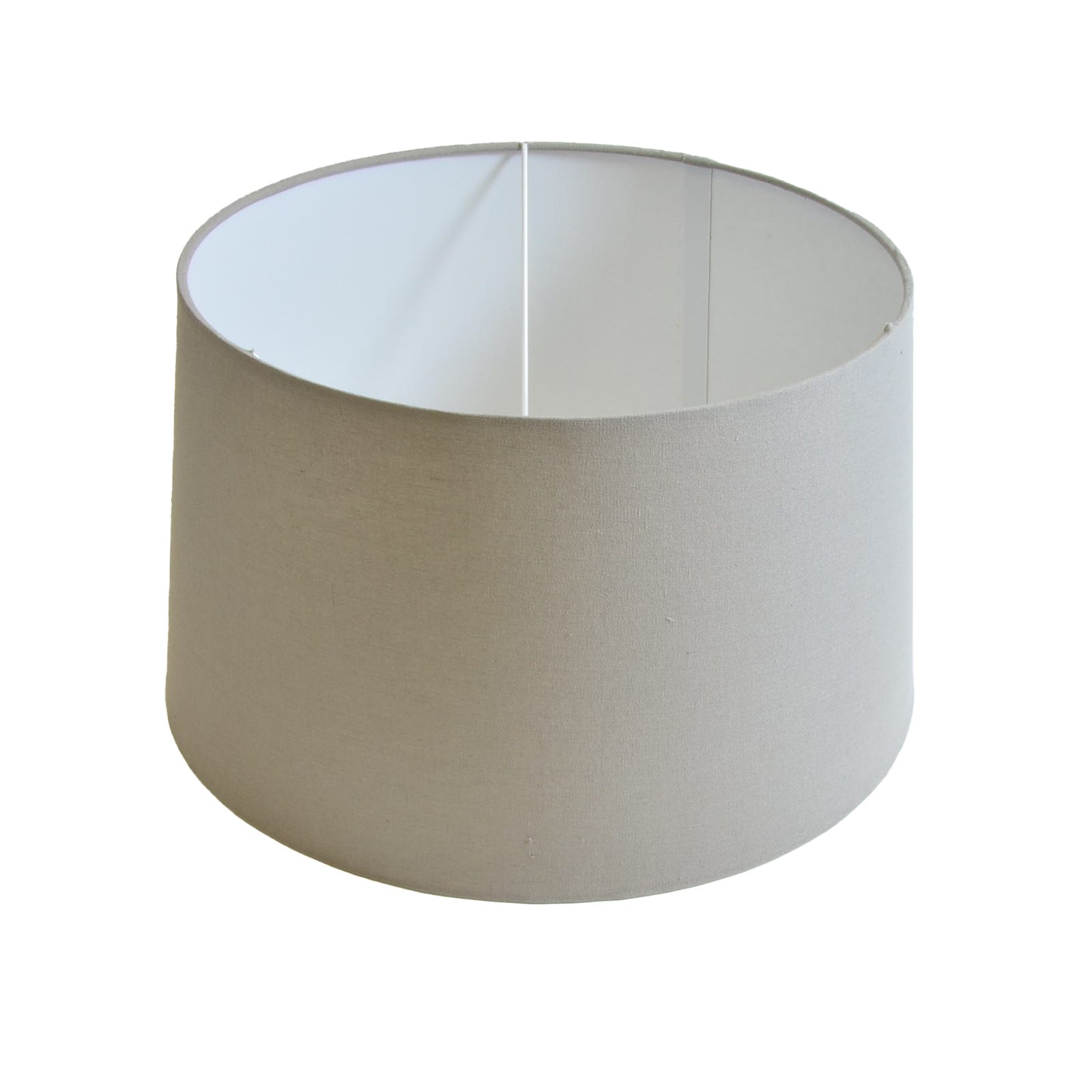 B&S Lampenschirm Lampenschirm Stoff rund Ø 40 x H 23 cm verschiedene Farben