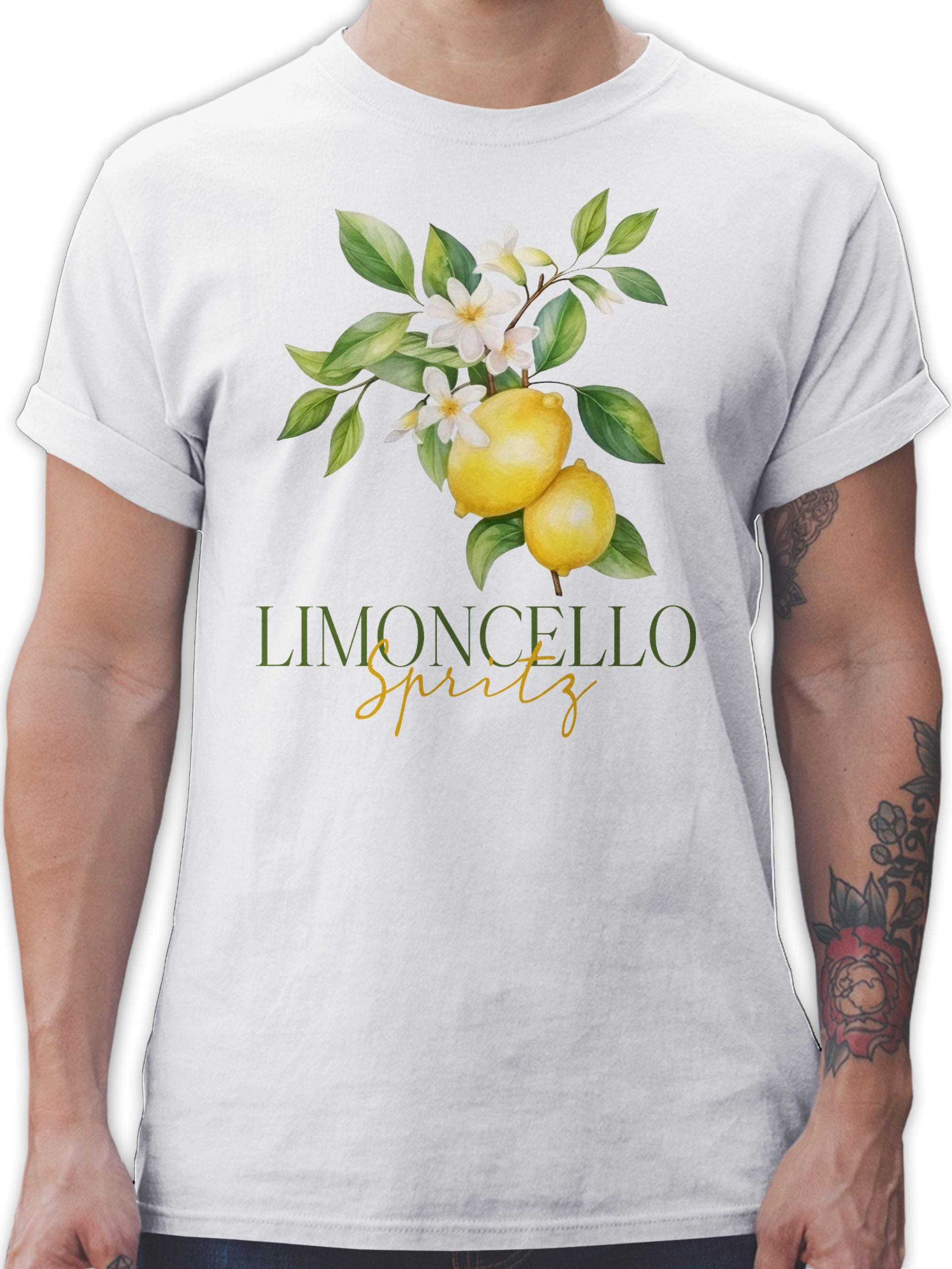 Shirtracer T-Shirt Limoncello Spritz, Italien-Fans, Italienischer günstig online kaufen