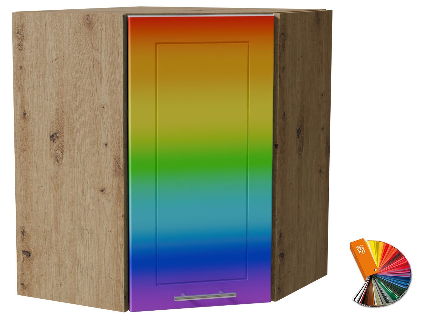 RAL Wunschfarbe matt (K5) | Korpus: Eiche Artisan