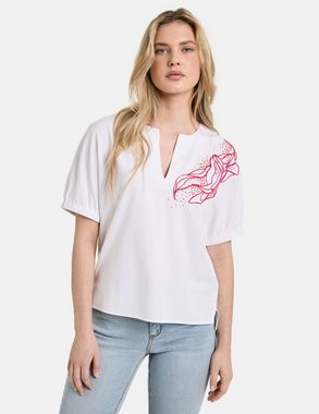 Taifun Kurzarmshirt Shirt mit Stickerei