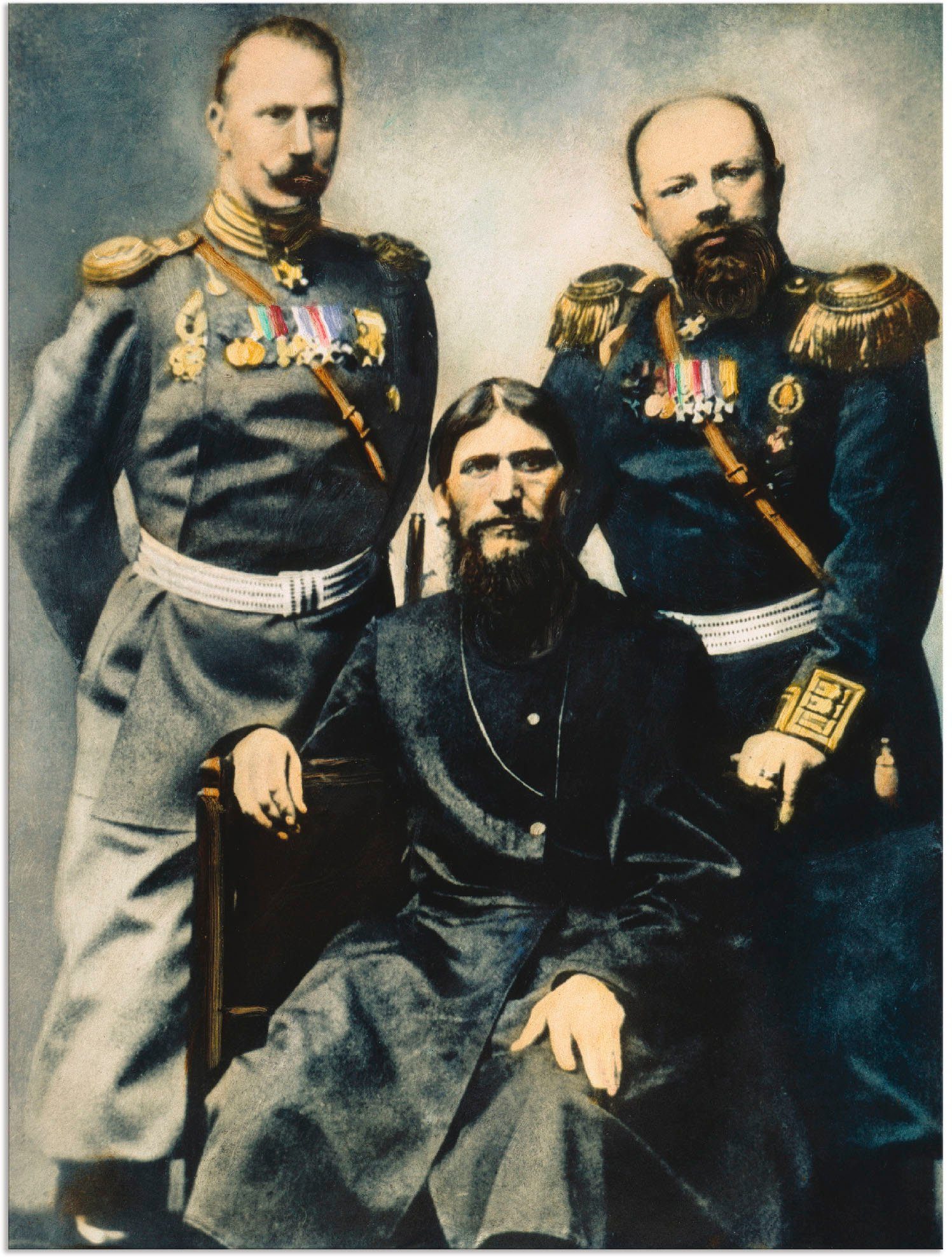 Artland Alu-Dibond-Druck Rasputin, Russischer Mönch, Menschen (1 St), für Innen- und Außenbereich geeignet, Outdoorbild