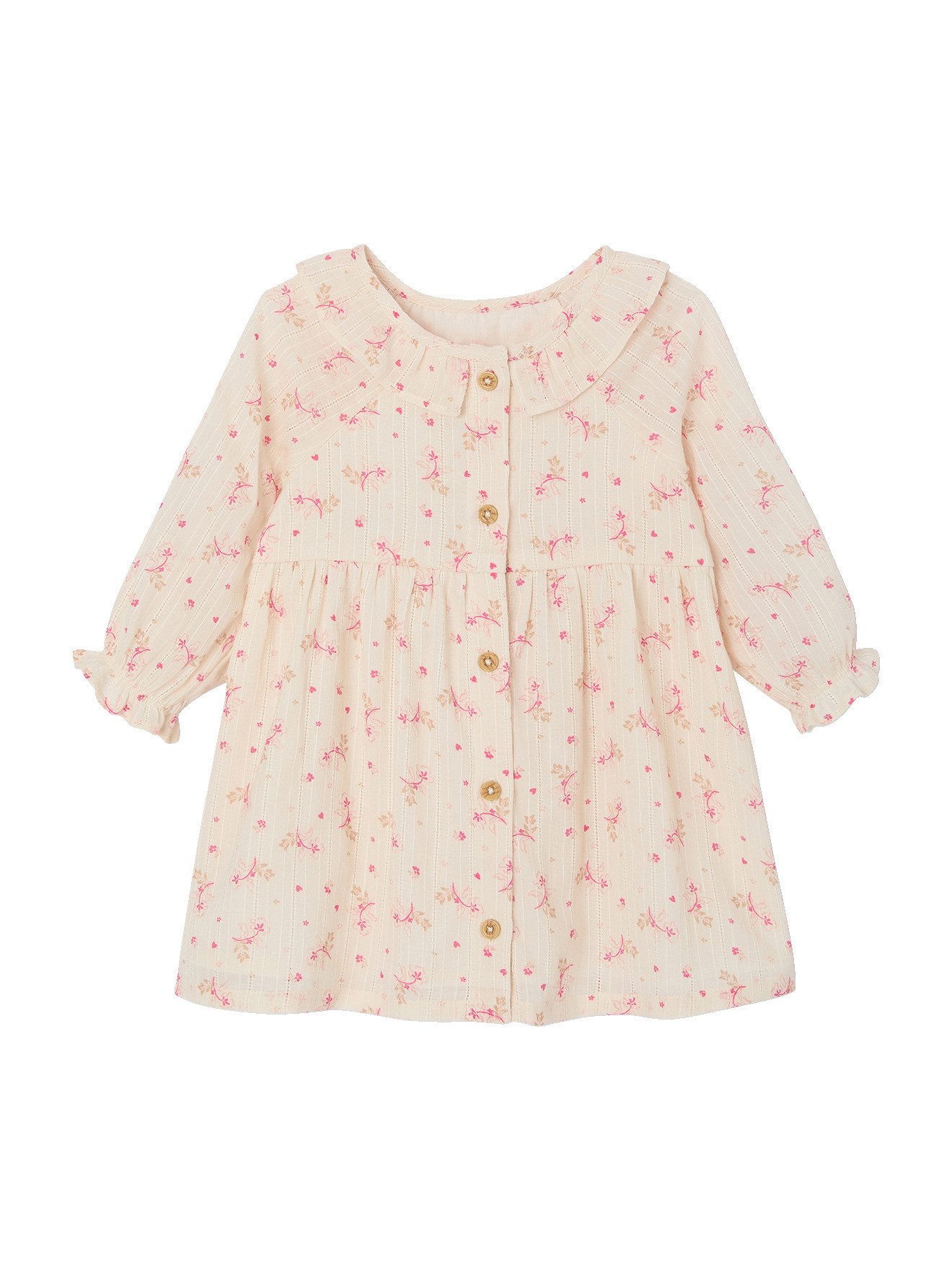 Minikleid Baby Kleid aus Baumwoll-Musselin