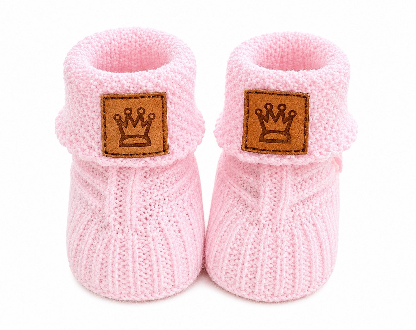 La Bortini Füßlinge Baby Strickschuhe Socken Stricksocken Erstlingssocken Babyschuhe weich, für Neugeborene Babys