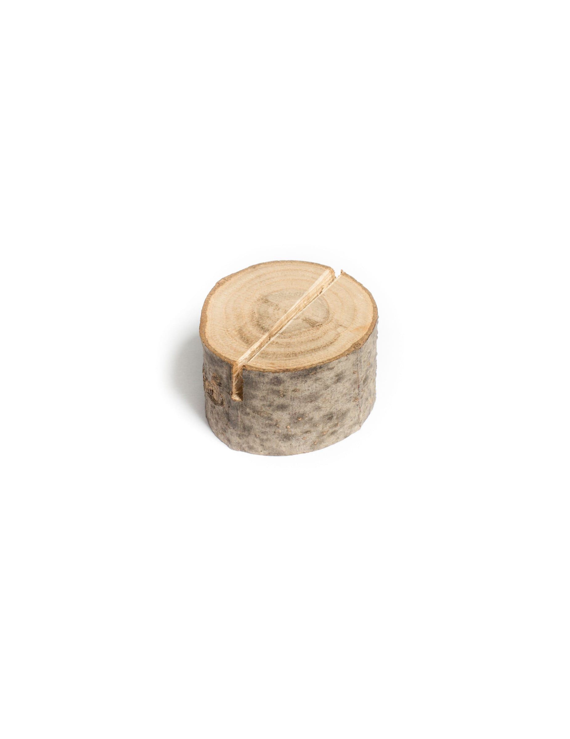 CHAKS Kostüm 9 rustikale Platzkartenhalter aus Holz-Baumscheiben 2-4 cm