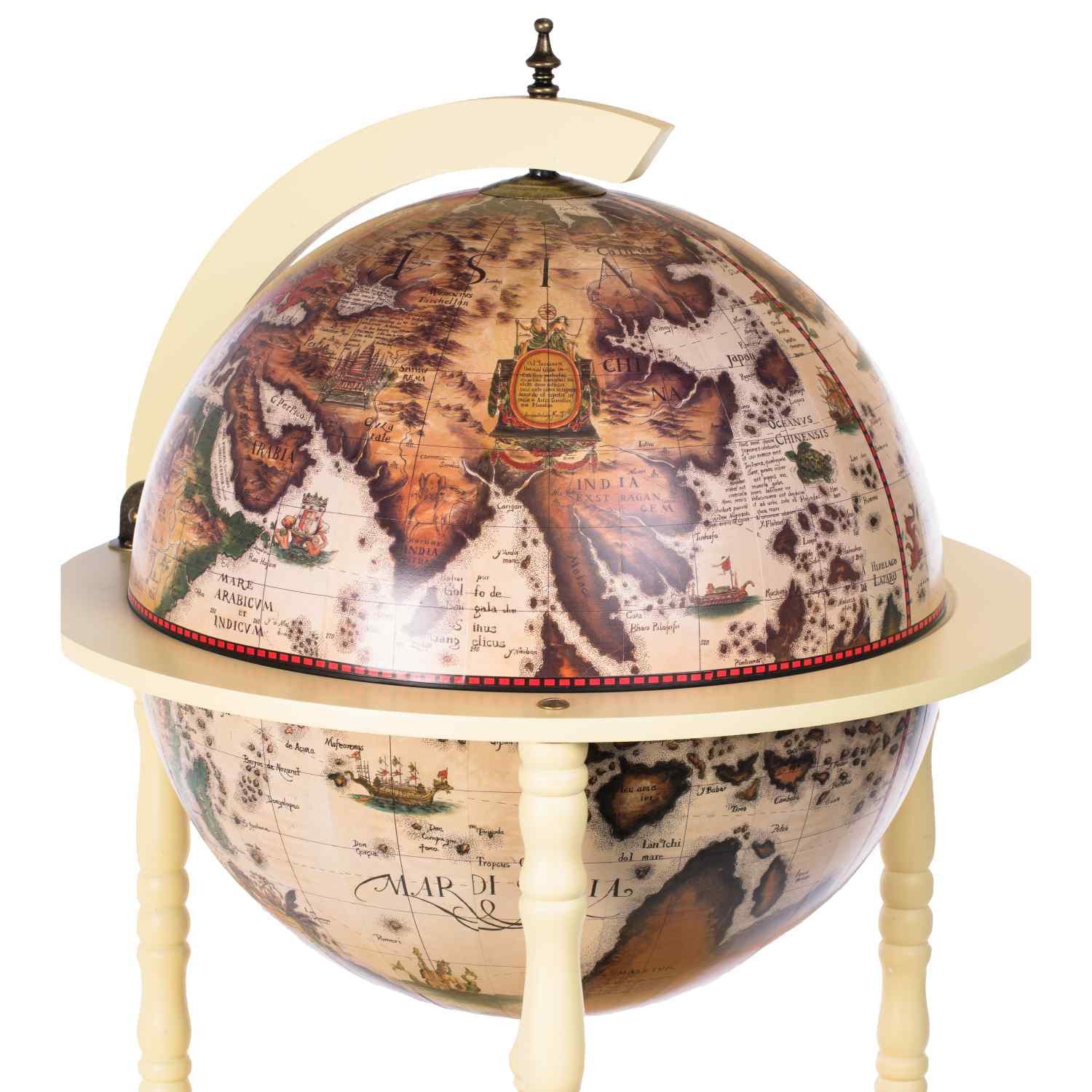 BIRENDY Dekoobjekt Birendy riesige Barwagen Hausbar mit Rollen Globusbar in 5 Farben