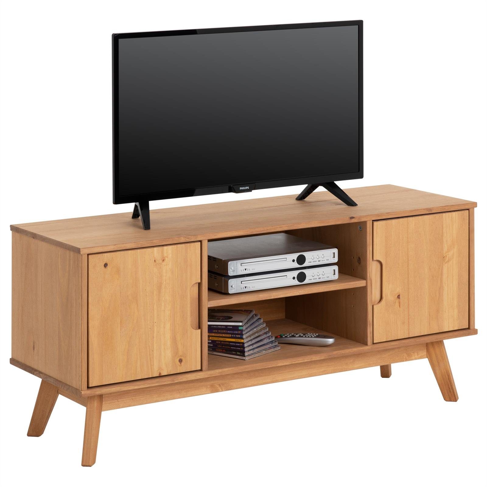 IDIMEX Lowboard TIVOLI, Lowboard TV Möbel Fernsehtisch Schrank Bank skandinavisches Design geb