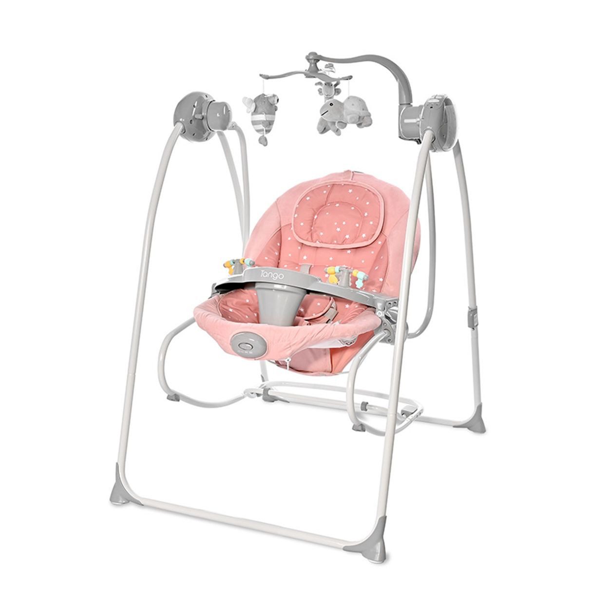 Lorelli Babywippe Babywippe elektrisch Tango 2 in 1, Fernbedienung, MP3, Timer, Mobile