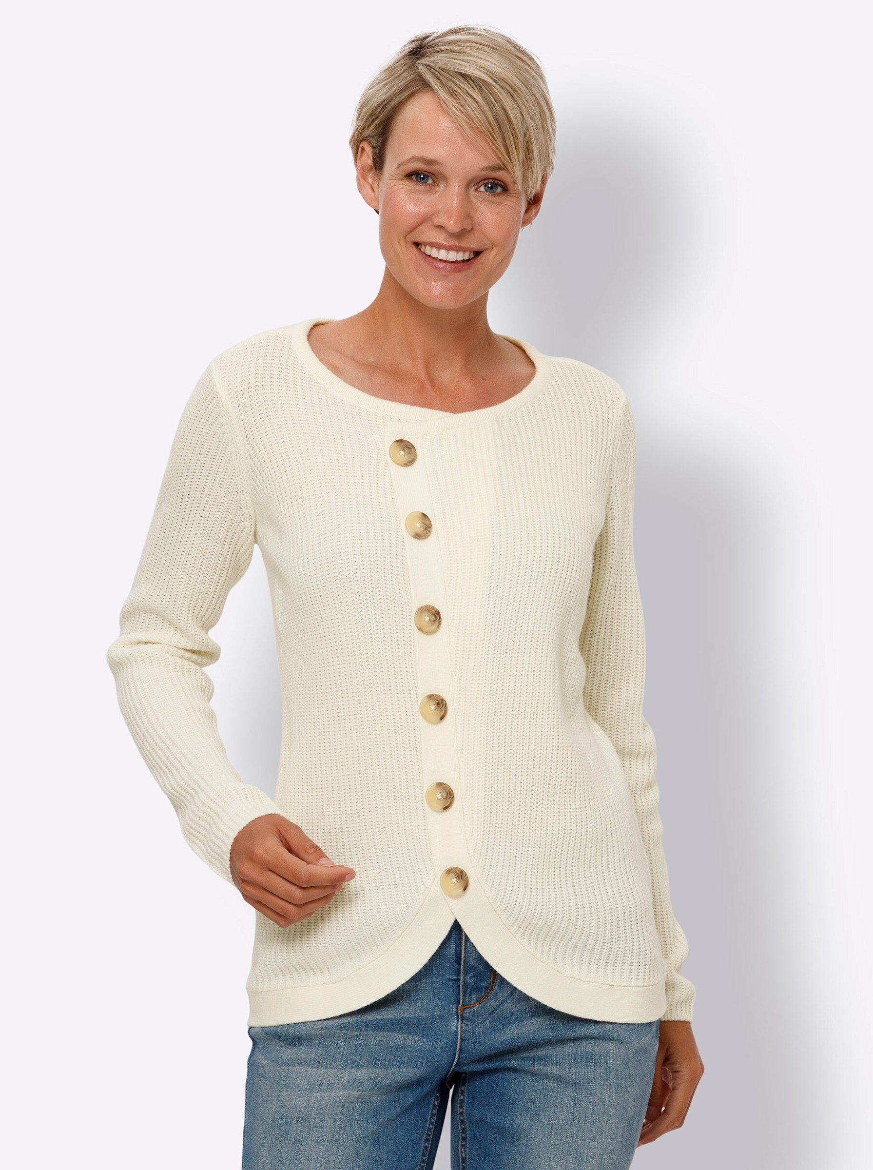 Strickpullover Langarm-Pullover