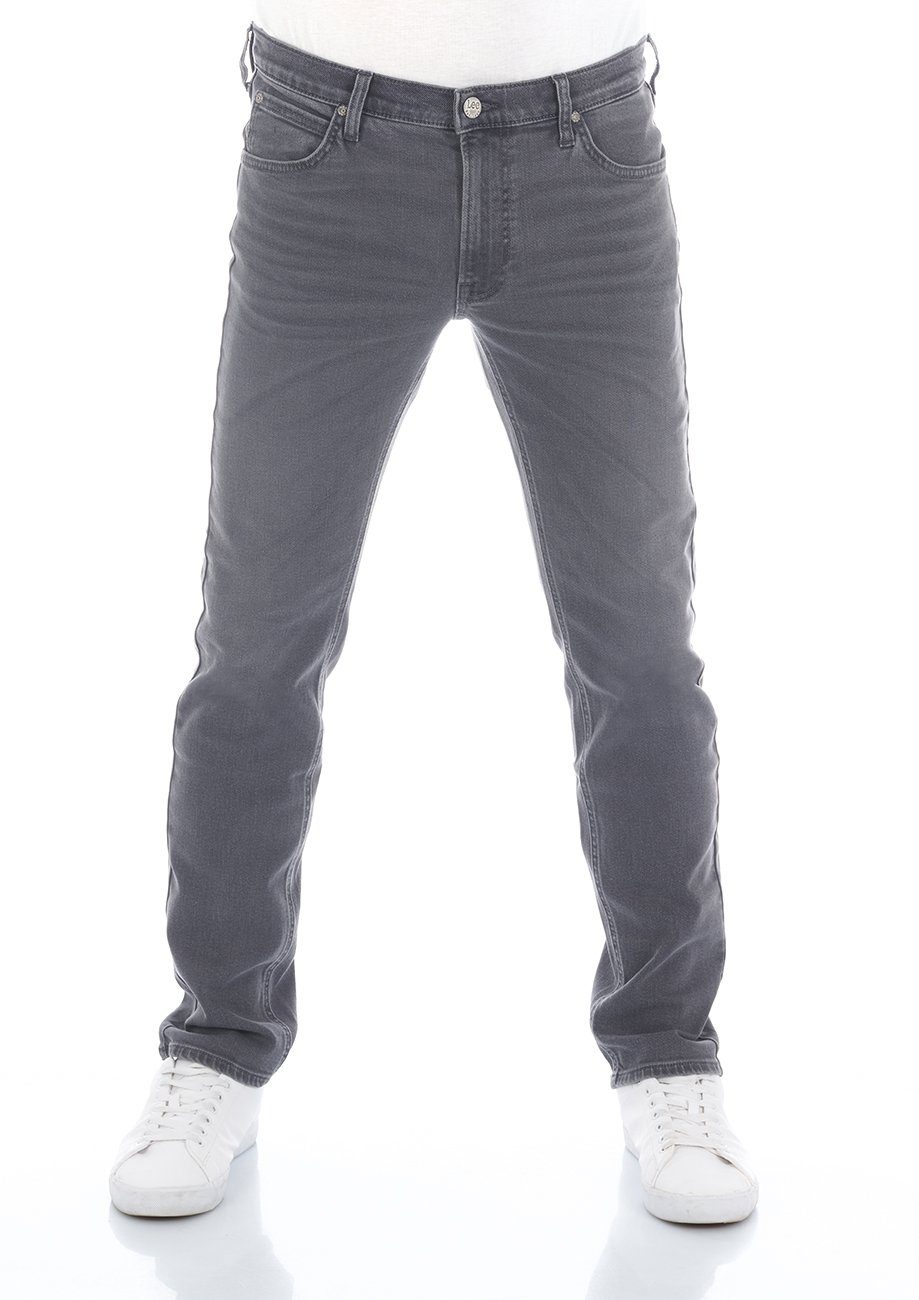 Fit Herren Straight-Jeans Light Grey Lee® mit Hose Denim (LSS3PCQG3) Regular Zip Jeanshose Stretch Fly Daren