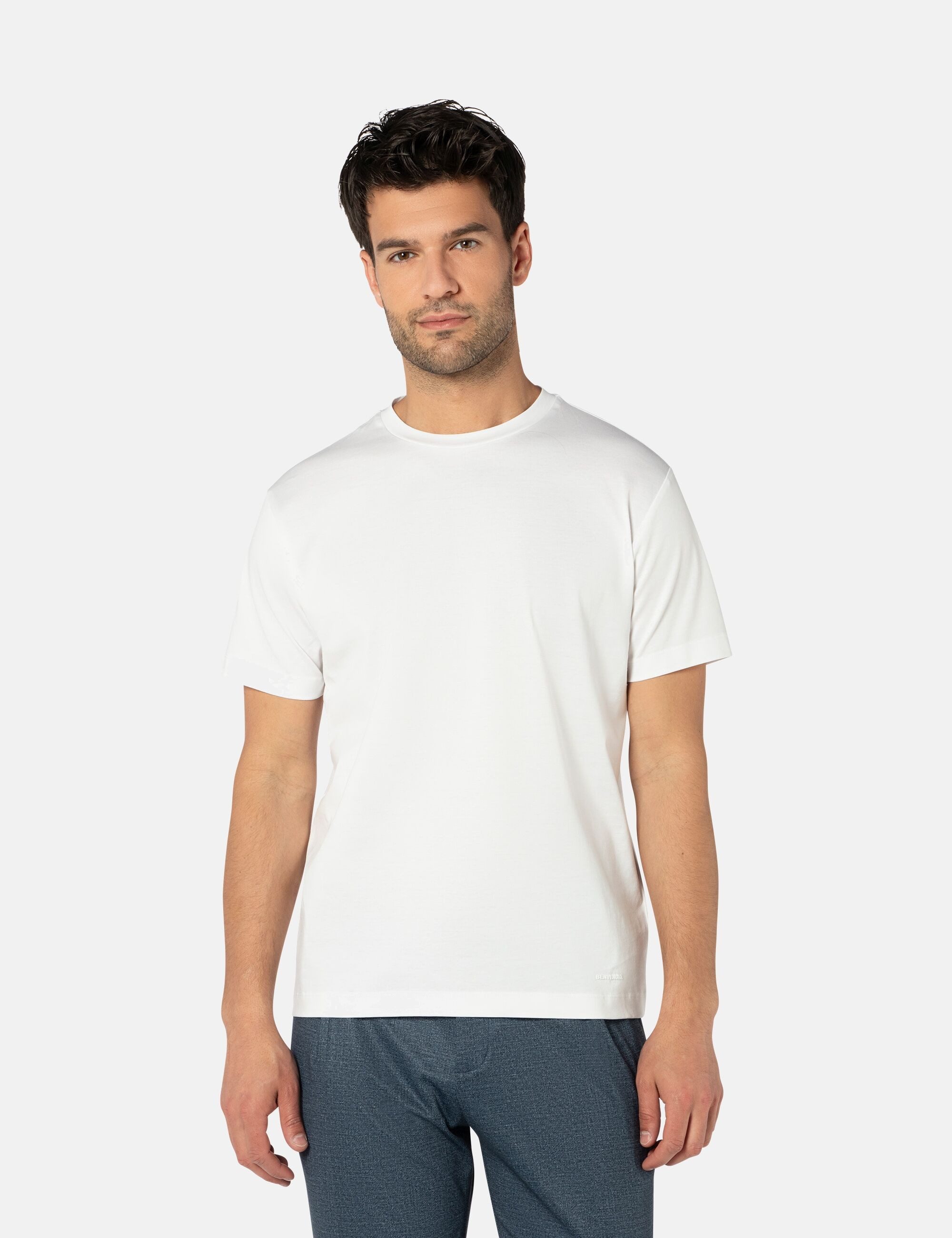 BENVENUTO. T-Shirt ADELMO (1-tlg) aus hochwertiger Baumwolle