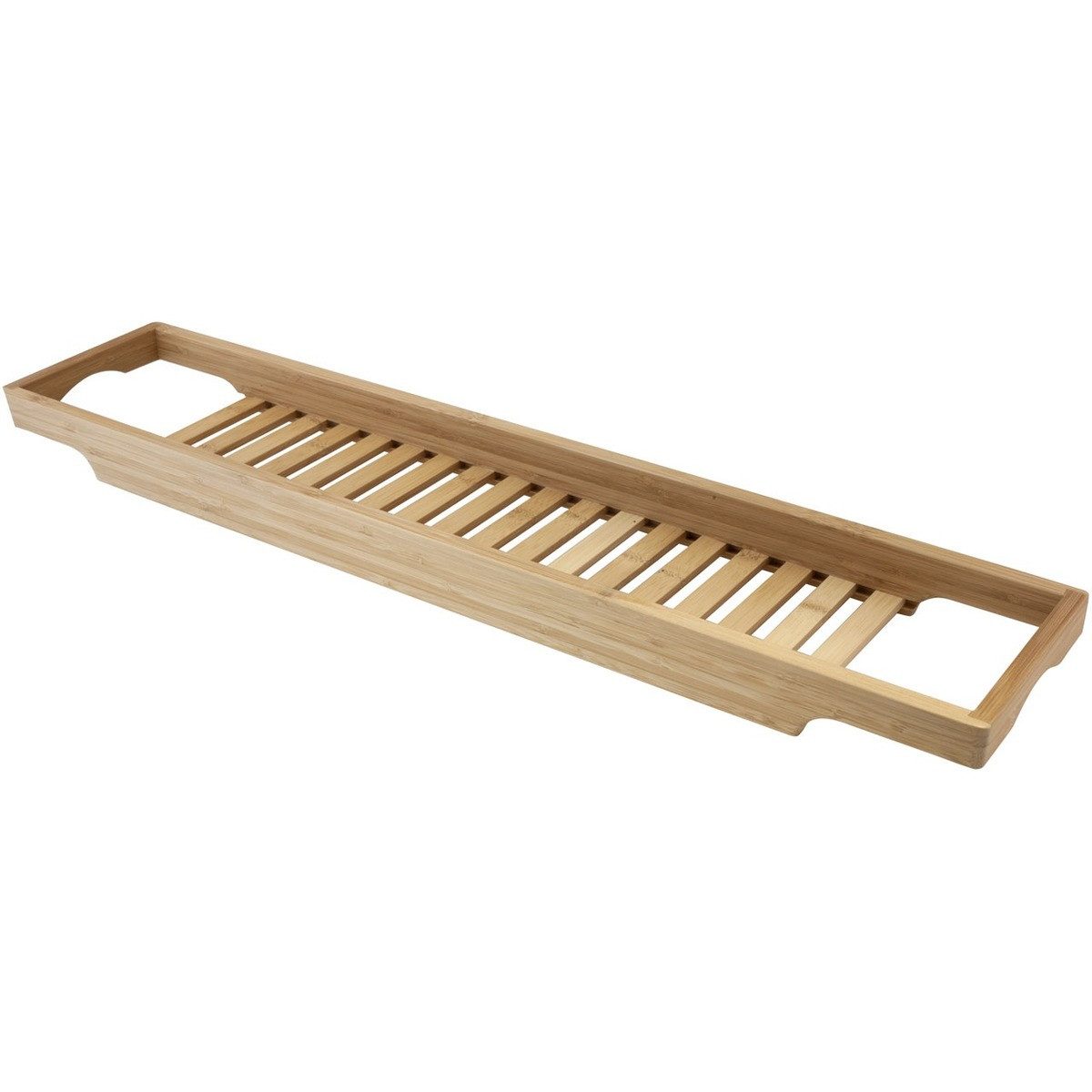 Euroshowers GmbH Badewannenablage Bambus 70 × 15 × 4,3 cm