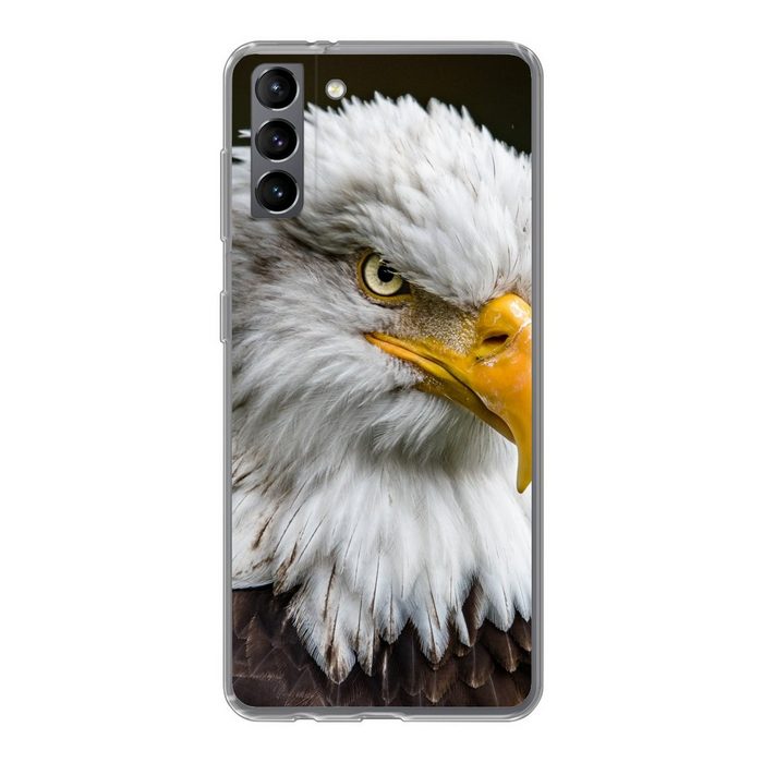 MuchoWow Handyhülle Vogel - Seeadler - Schnabel Phone Case Handyhülle Samsung Galaxy S21 Plus Silikon Schutzhülle
