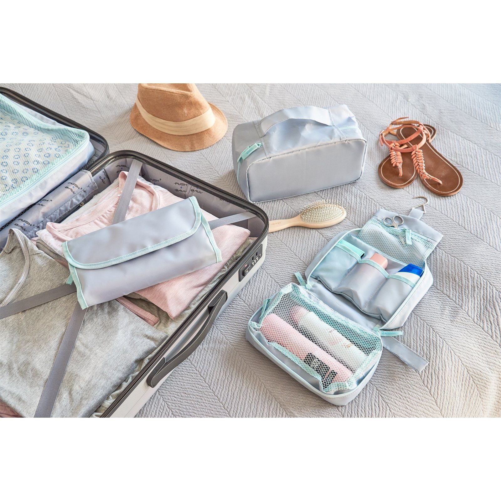 Zeller Present Case Multi mit Case Beauty Kulturbeutel Kosmetik Aufhängung