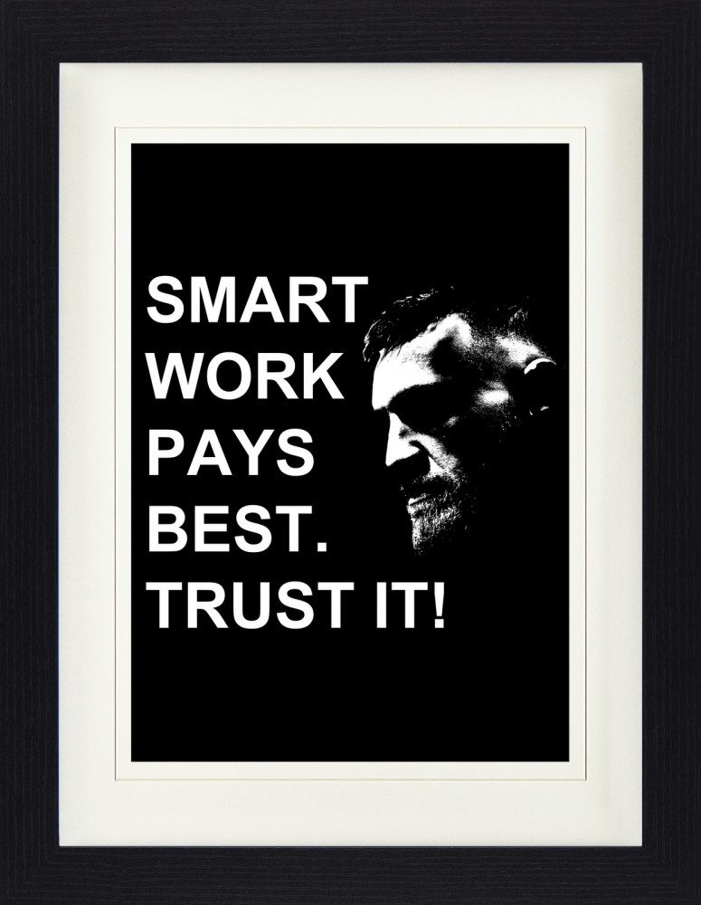 1art1 Kunstdruck Zitate Gerahmtes Bild Mit Edlem Passepartout, Wand-Bilder