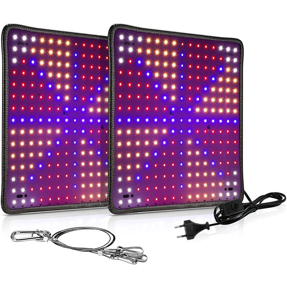 MUPOO Pflanzenlampe LED Pflanzenleuchte,256LEDs Vollspektrum LED günstig online kaufen