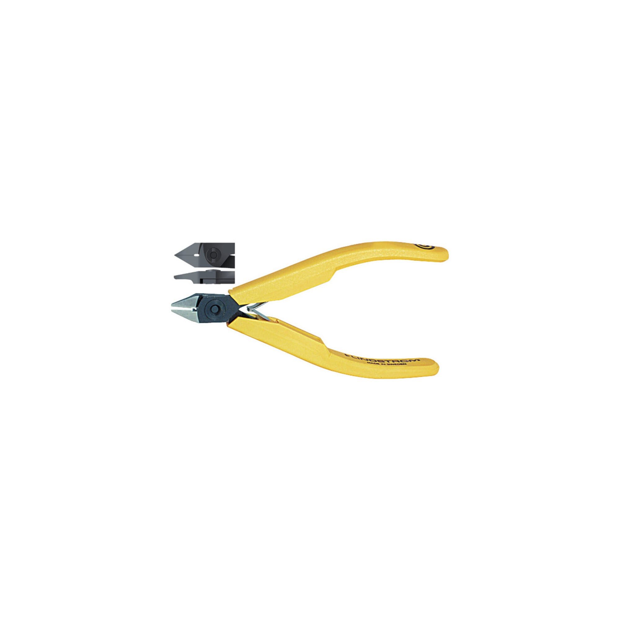 Lindström Seitenschneider Lindström Elektronik-Seitenschneider, spitzer Kopf, ausgekehlt, KW, ga