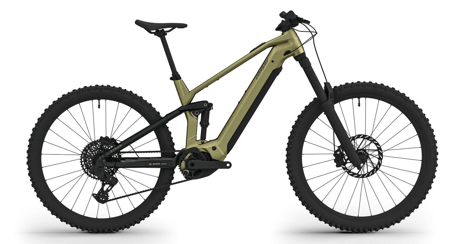 Conway E-Bike E-Mountainbike, 12 Gang Shimano SHIMANO "Deore XT RD-M8100 Shadow Plus", 12speed Schaltwerk