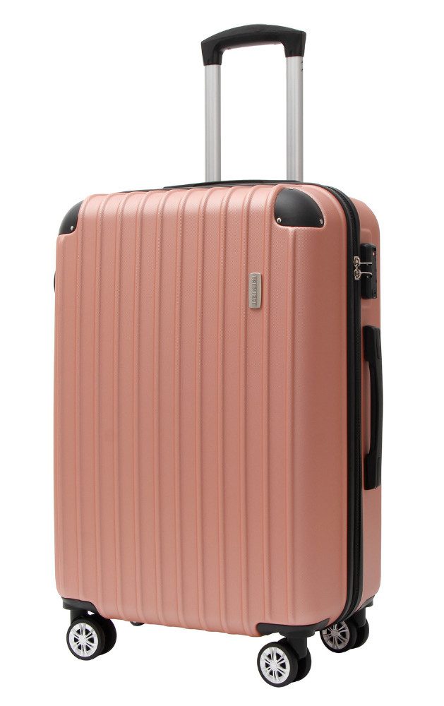 Frentree Hartschalen-Trolley Reisekoffer mit TSA-Schloss, Koffer in 3 Größen (Handgepäck, L, XL), hochfeste ABS-Hartschale, 4 Doppel-Leichtlauf-Räder 360° drehbar