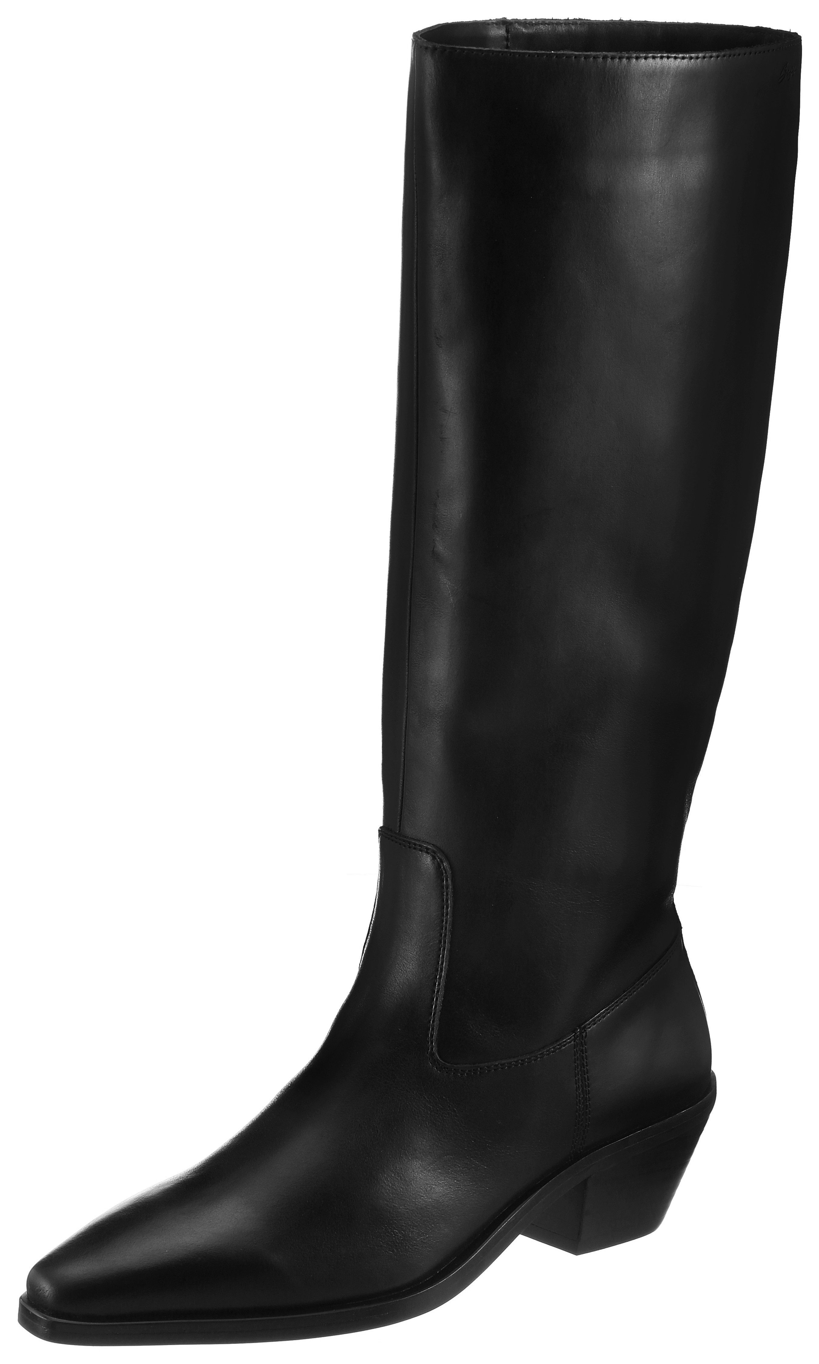 BOSS ORANGE Niara Stiefel Langschaftstiefel, Western-Stiefel mit Blockabsatz, Normalschaft