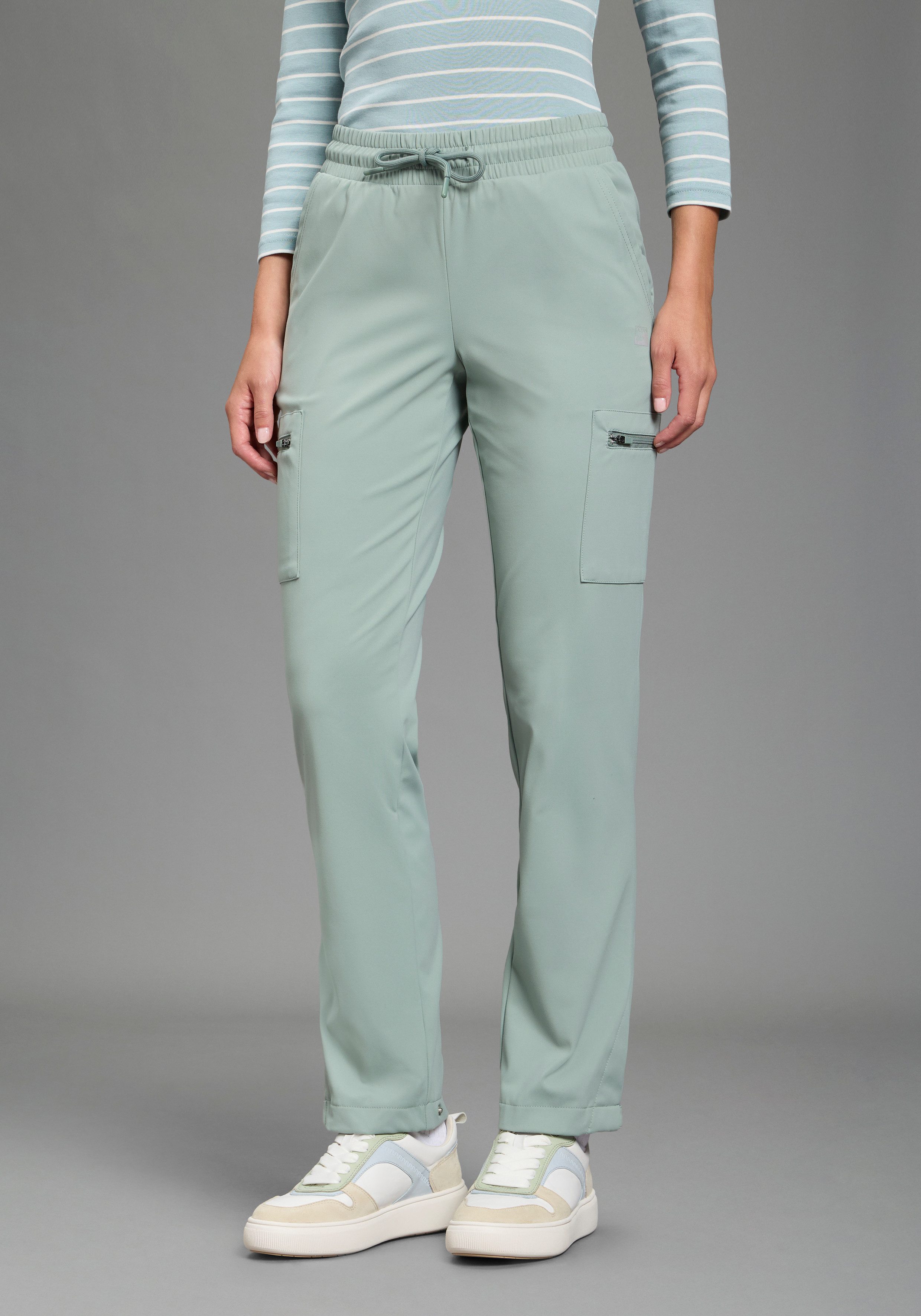 Ocean Sportswear Funktionshose (1-tlg) - Wanderhose mit praktischen Cargotaschen und verstellbarer Saumweite