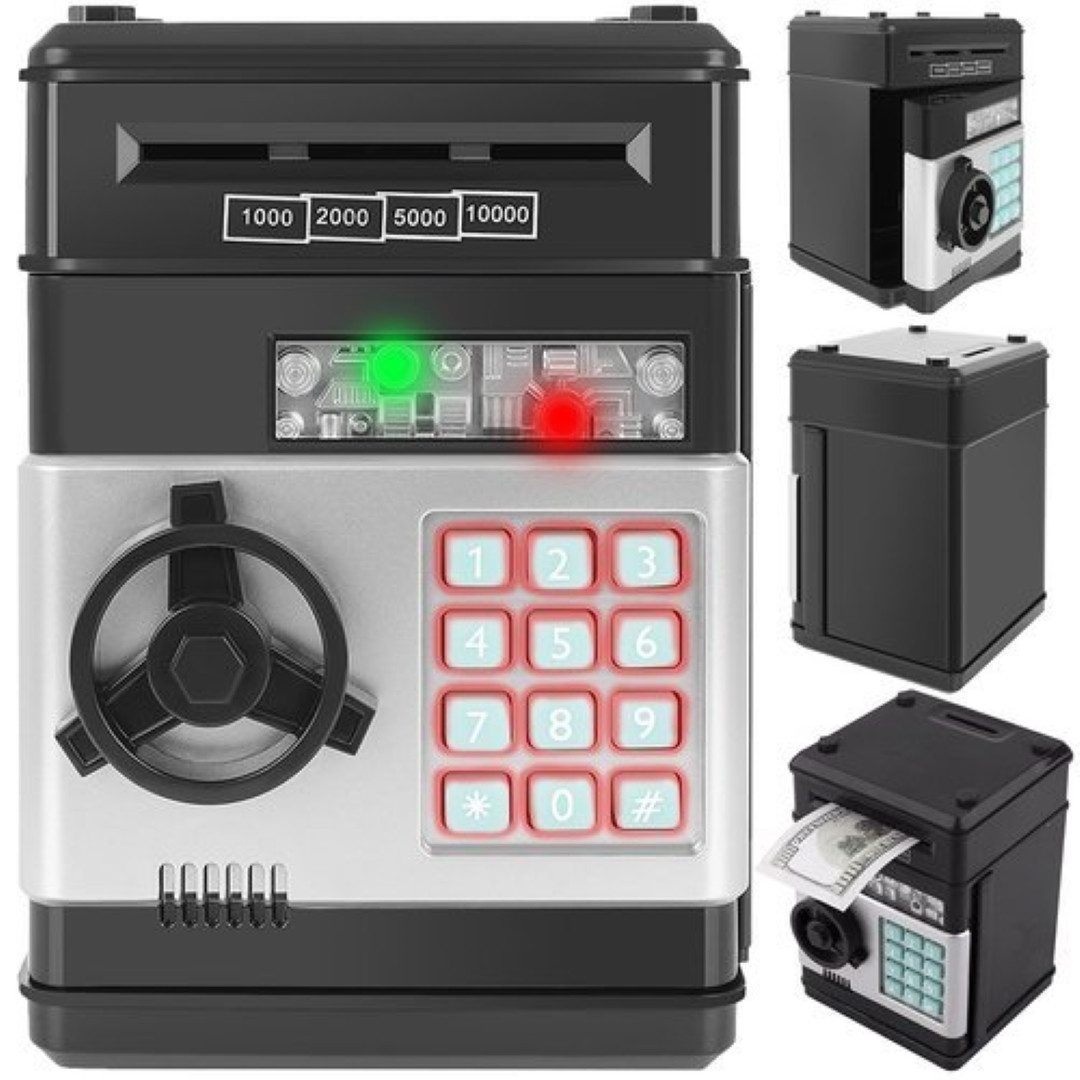 ISO TRADE Spardose Sparschwein Geldautomat - Elektronischer Tresor Kinder, günstig online kaufen