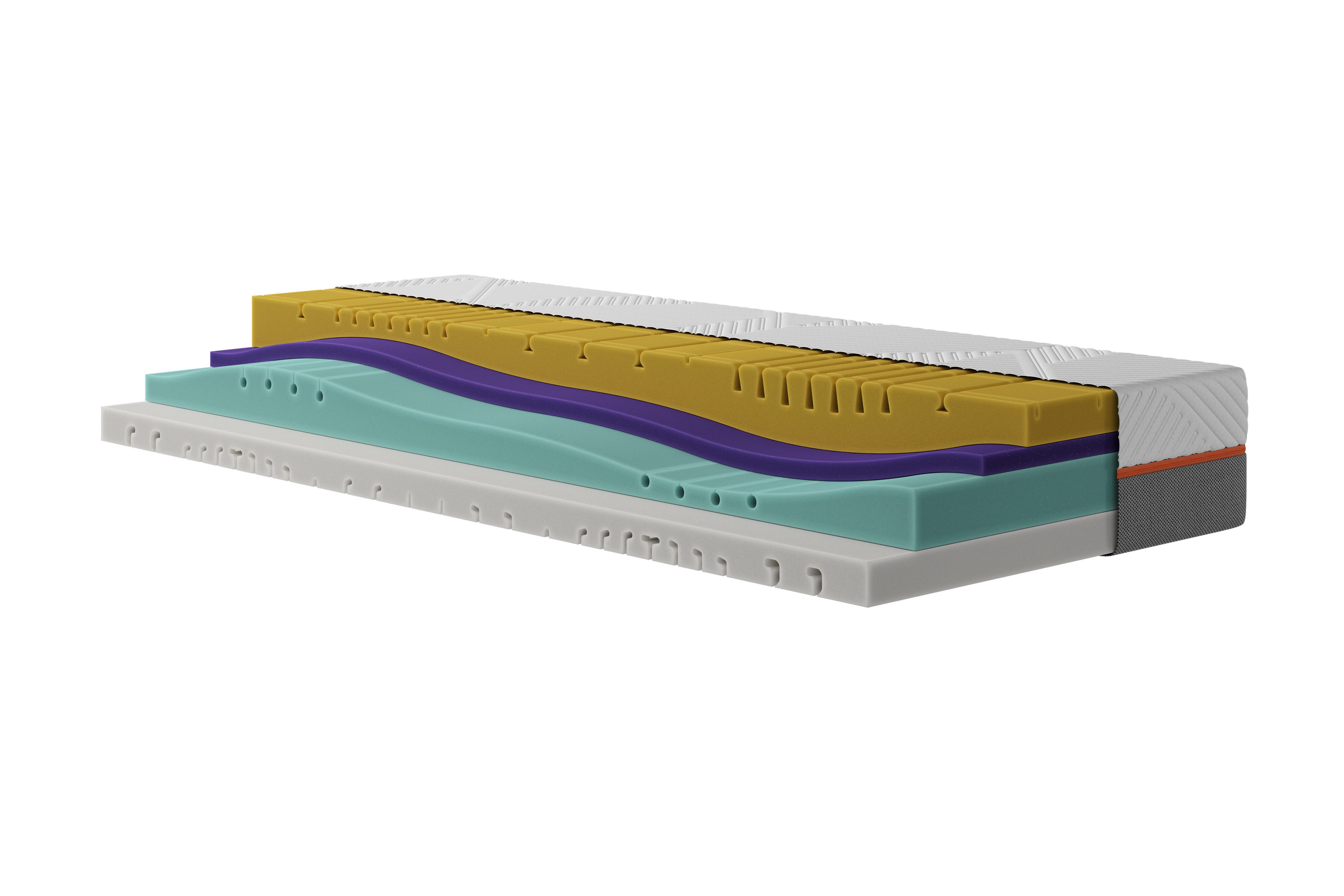 Kaltschaummatratze SilverCrown Motion 4, Silvercrown by Brinkhaus, optimale Körperkonturanpassung, produziert in Deutschland