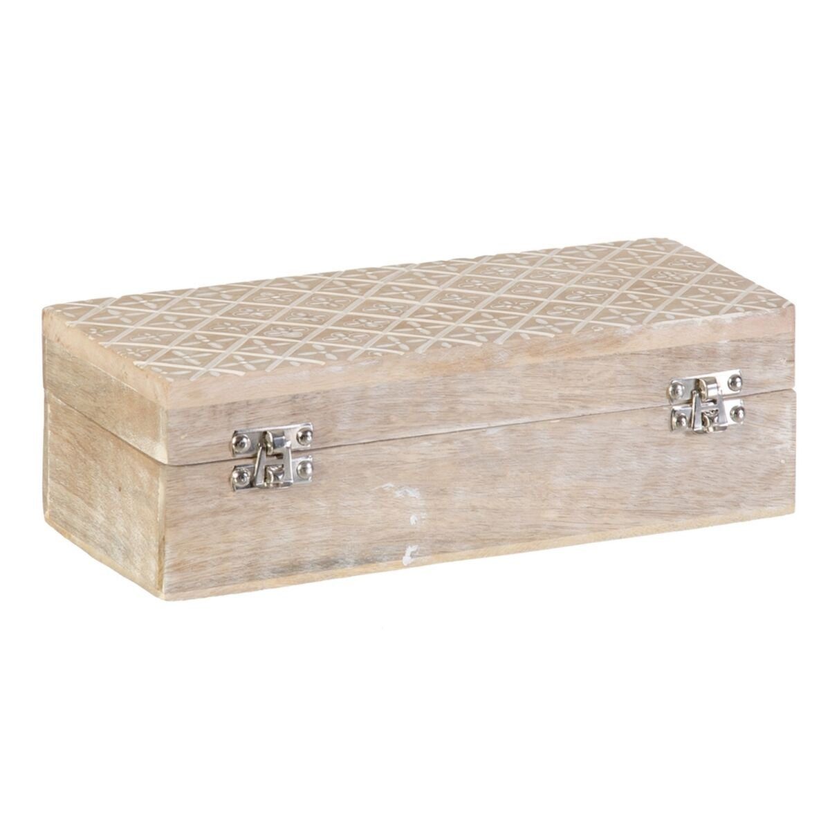 Mango-Holz 8,5 x Bigbuy Dekoobjekt Dekorative 26,6 11 x Box Stück 2 cm