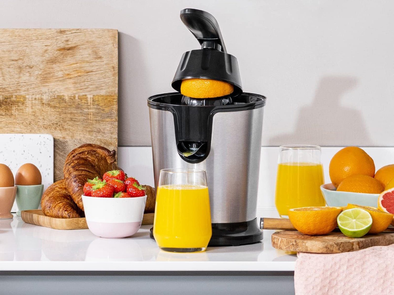 Tristar Zitruspresse, 85 W, Hebel Saft-Maschine Obst-Presse kleiner Entsafter Juicer elektrisch