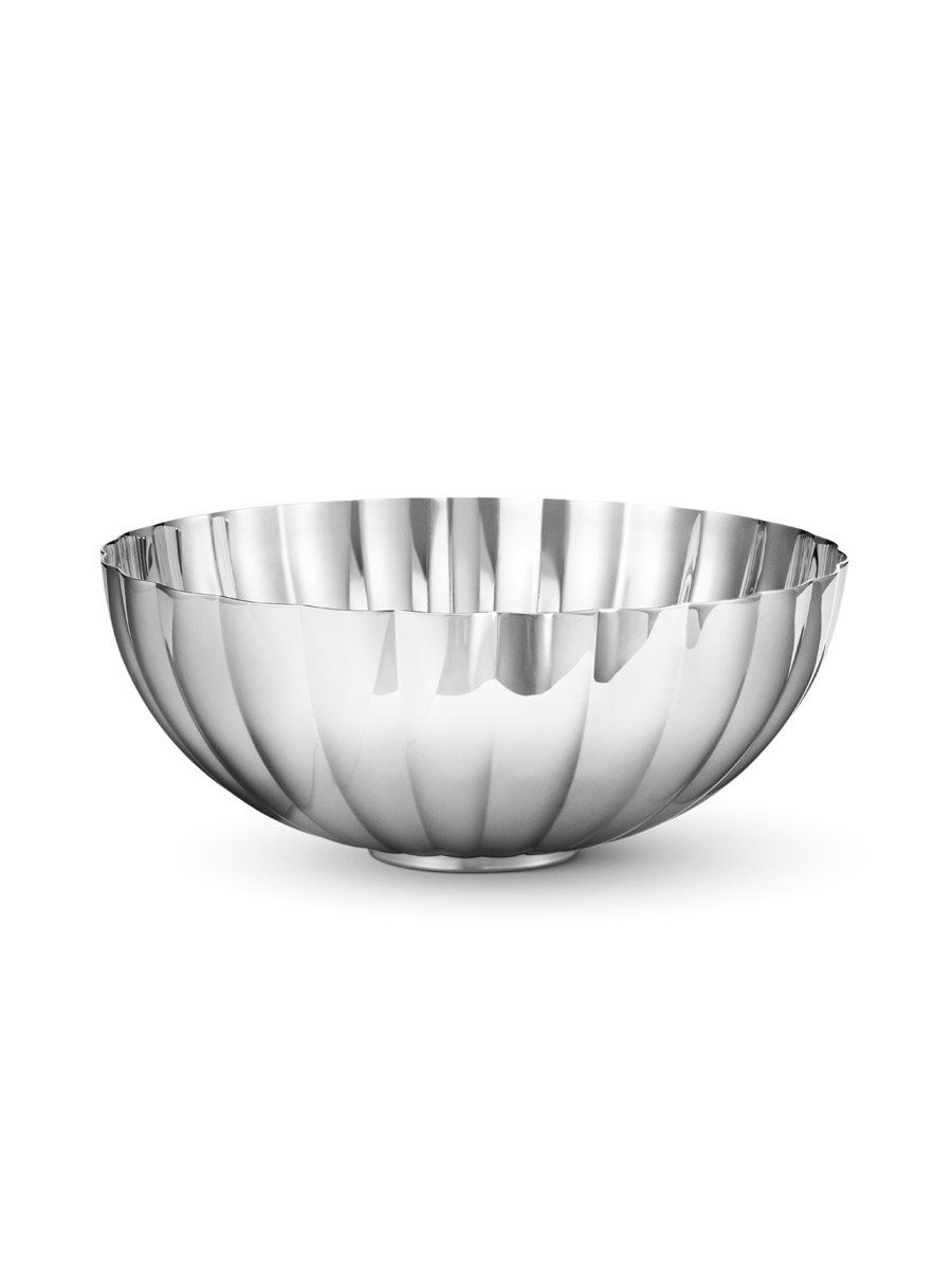 Georg Jensen Schale Bernadotte, 18/8 Edelstahl, (Packung)