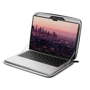 Twelve South Laptop-Hülle SuitCase Tasche, Grau 14 Zoll, MacBook Pro 14" (M1/M2, 2021-2023)