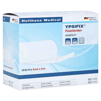 Holthaus Medical Wundpflaster YPSIFIX® Fixierbinde PA/CO, 8 cm x 4 m, Klinikpackung à 20