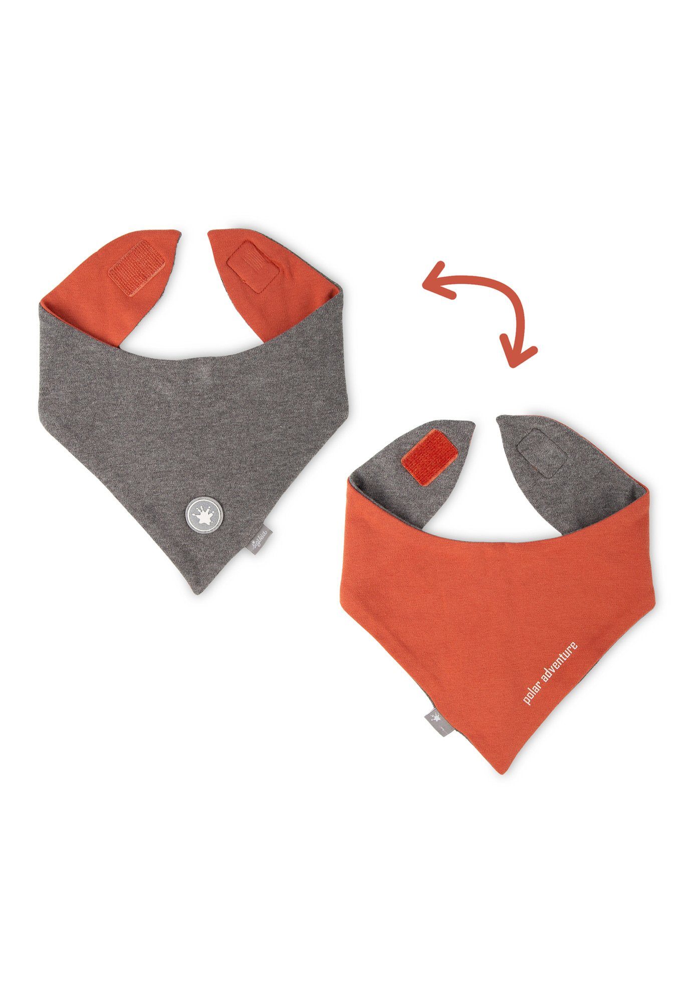 Dreieckstuch Baby Accessoire Wendehalstuch mit Klettverschluss
