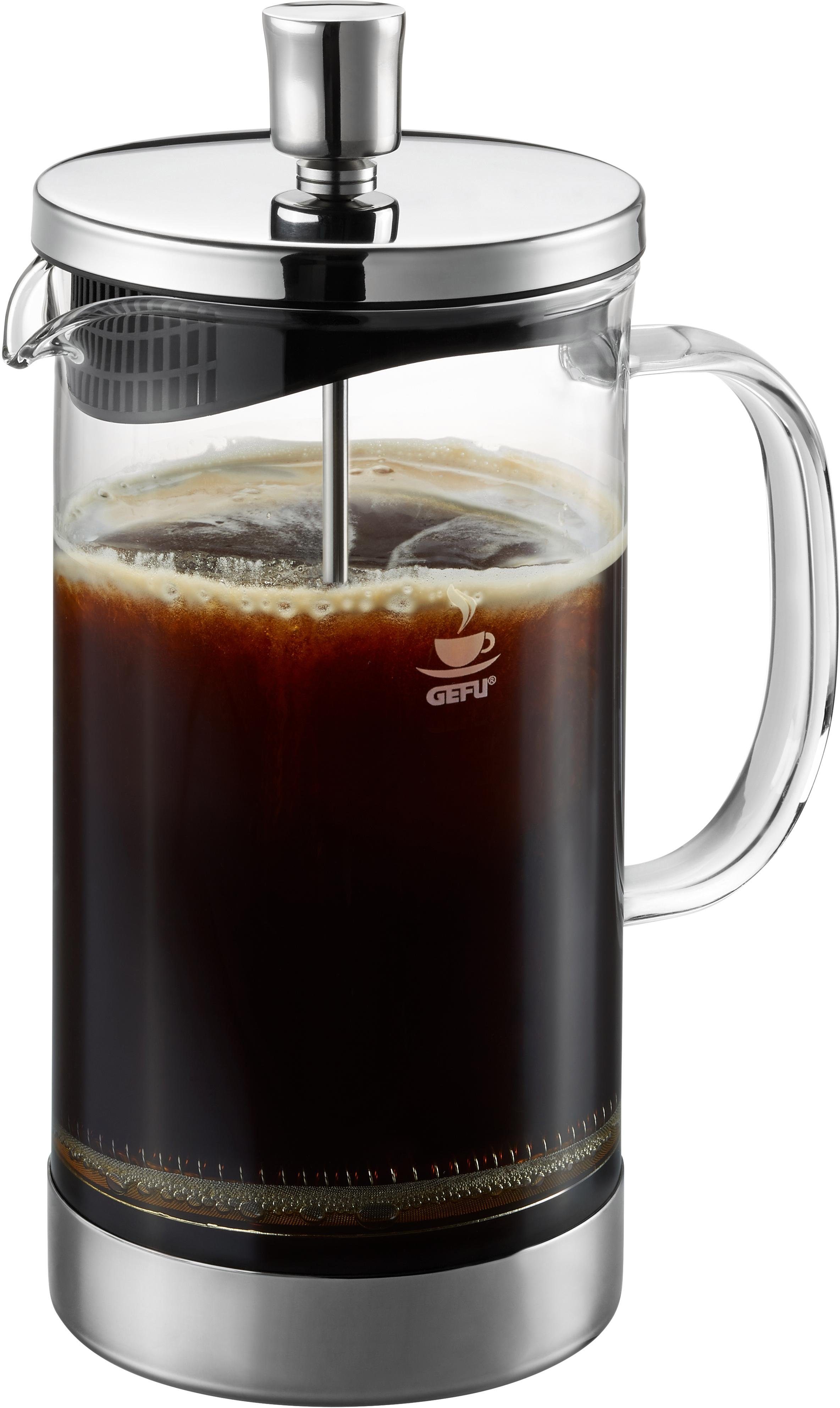 GEFU Kaffeebereiter Diego, 1,0l Kaffeekanne, aus Borosilikatglas