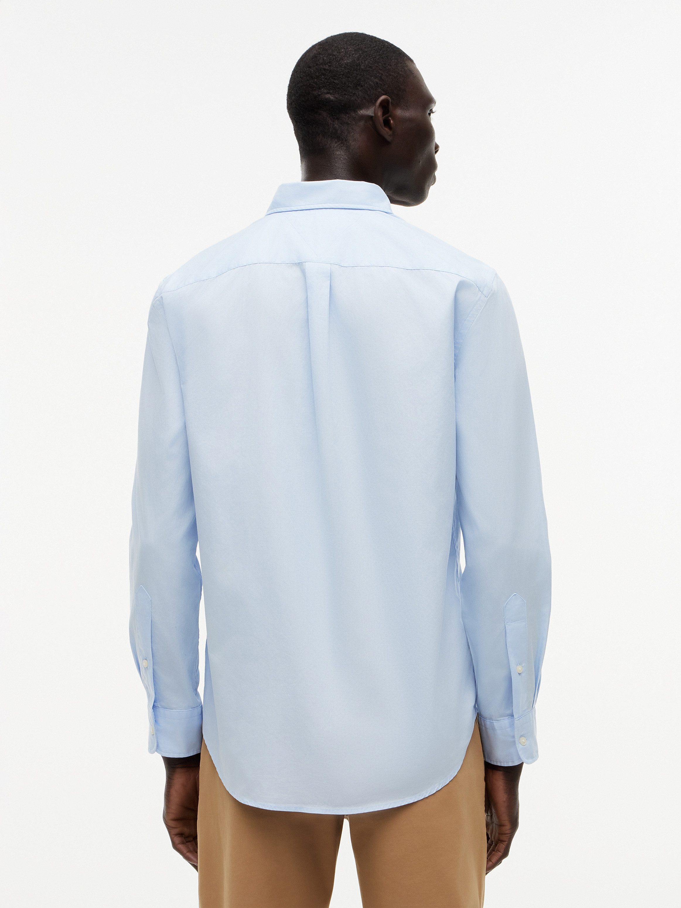 Tommy Hilfiger Langarmhemd CORE FLEX POPLIN SOLID Regular Fit SHIRT Regular Fit Flex Cotton