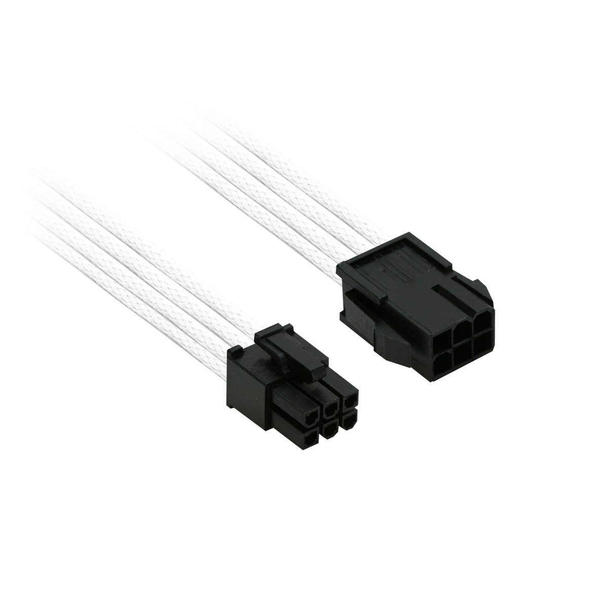 cm, Kabel 6pin NANOXIA Nanoxia Klemmen PCI-E Verlängerung, 30 weiß